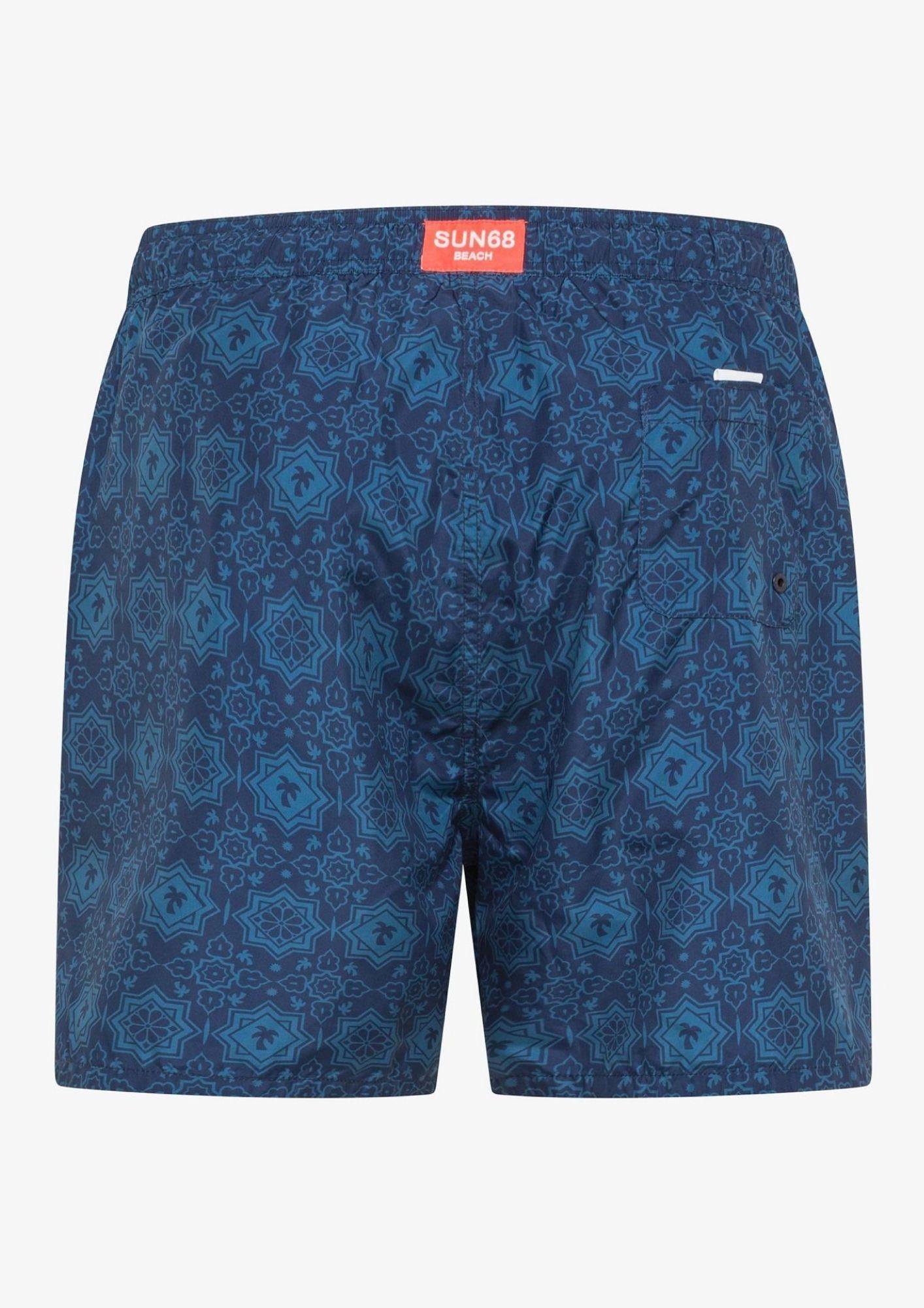 Sun68 Costume Uomo Navy Blu H36117 07 SUN68