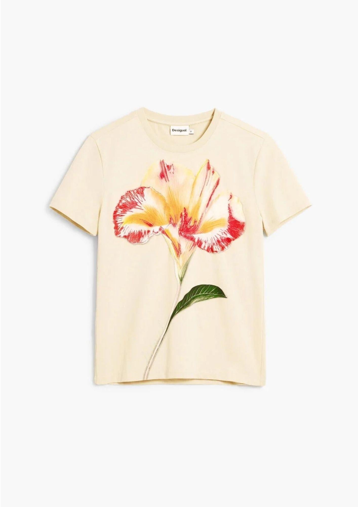 Desugual T-Shirt Donna Estocolmo Bianca 26SWTK03 1001 DESIGUAL