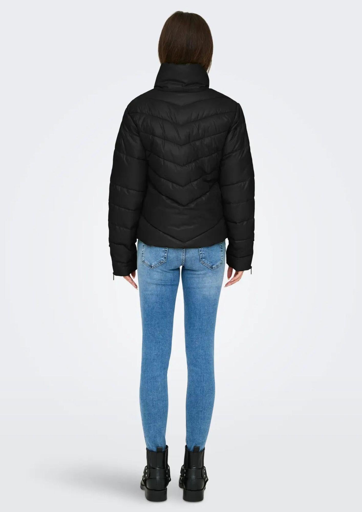 Jacqueline De Yong Giacca Invernale Donna Fiona Nero 15330086 Black JACQUELINE DE YONG