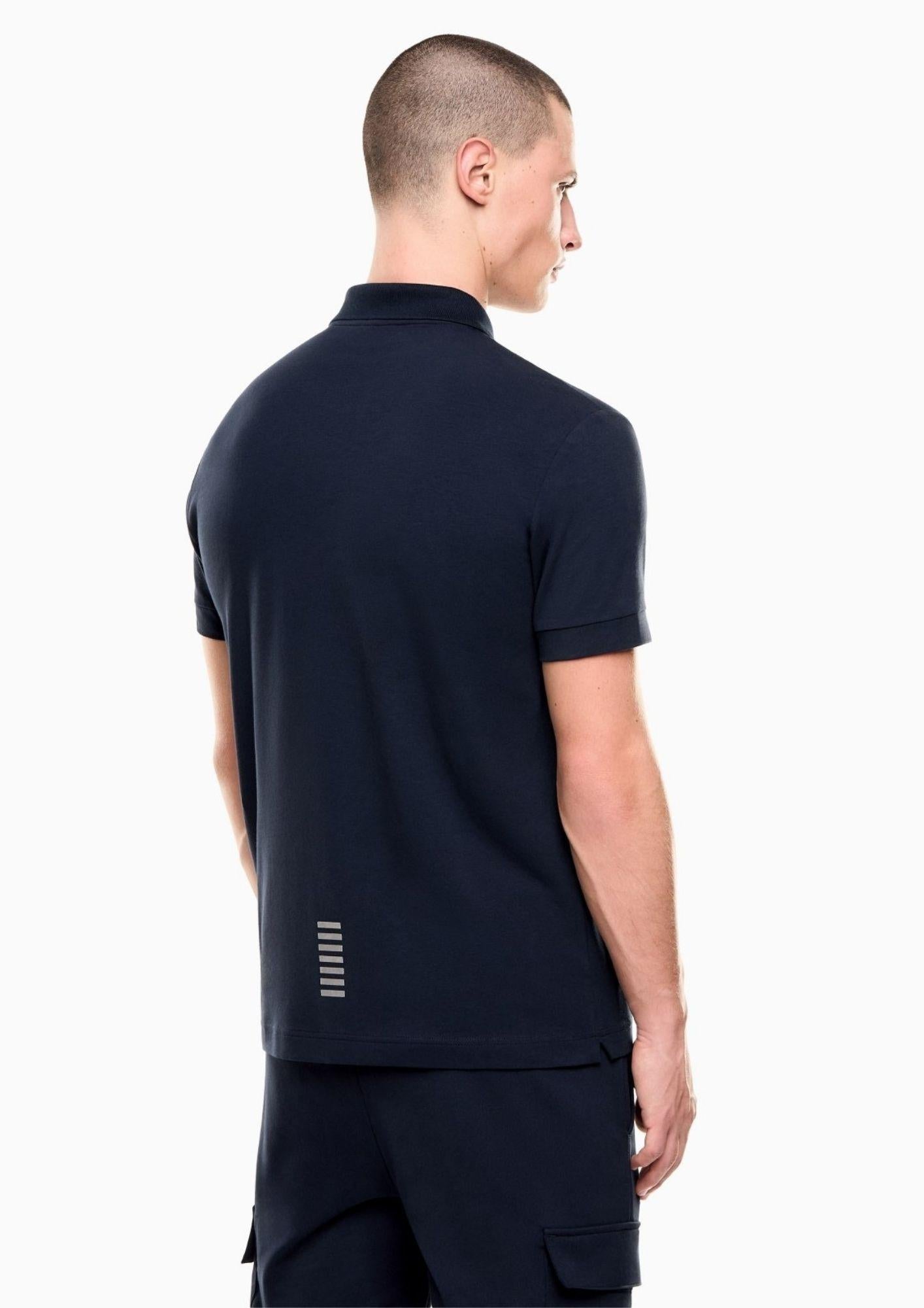 EA7 Emporio Armani Polo Uomo Blu 8NPF14 PJVQZ 1562 EA7 EMPORIO ARMANI