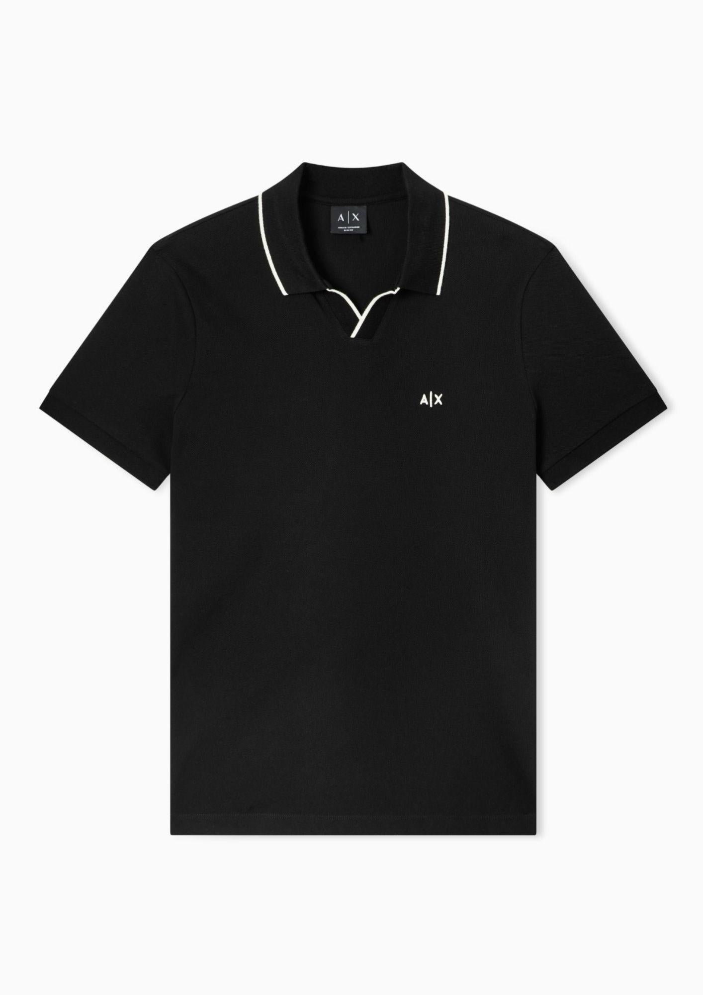 Armani Exchange Polo Uomo Blu Navy XM002401 AF10366 UC001 ARMANI EXCHANGE