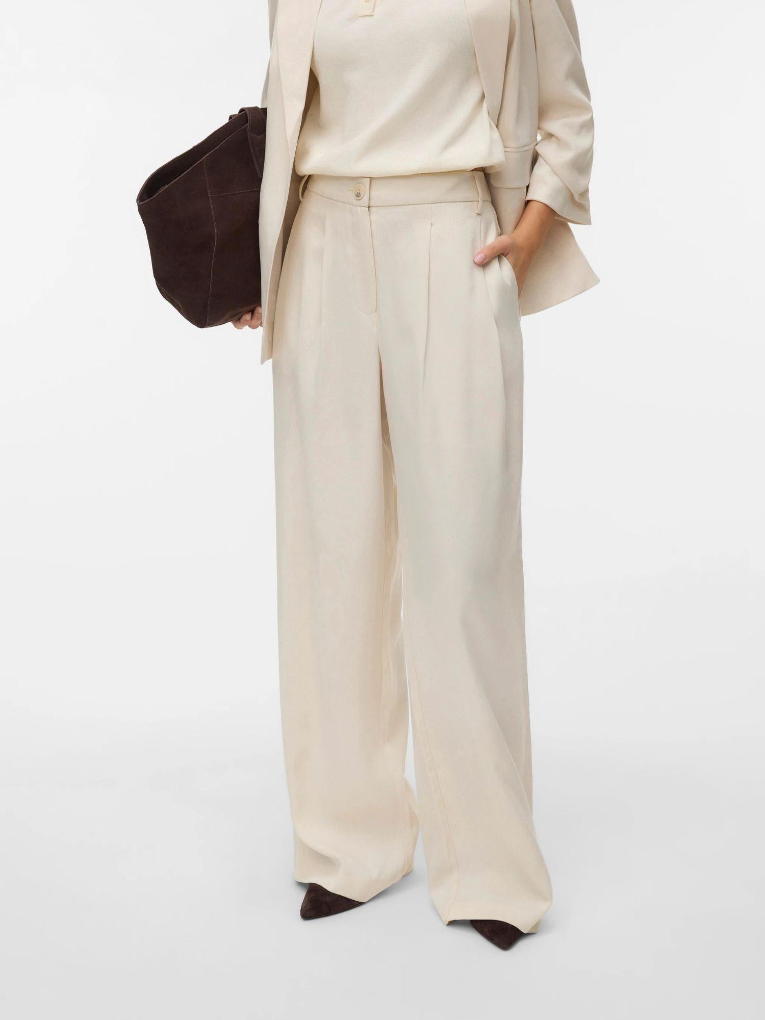 Vero Moda Pantaloni Donna Formali Birch VMSteffi 10340465 Birch VERO MODA