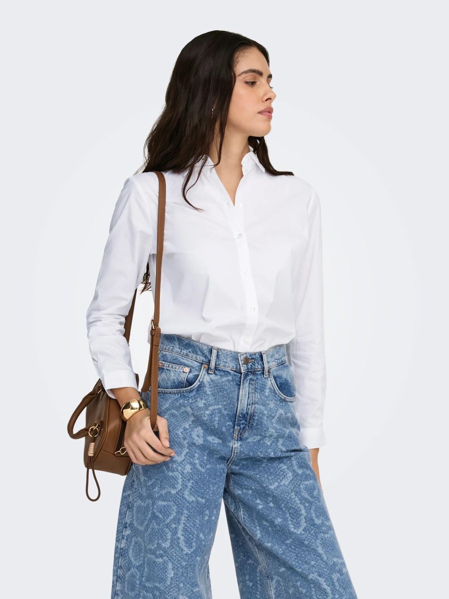 Jacqueline De Yong Camicia Donna Bianco Jdymio 15149877 White JACQUELINE DE YONG