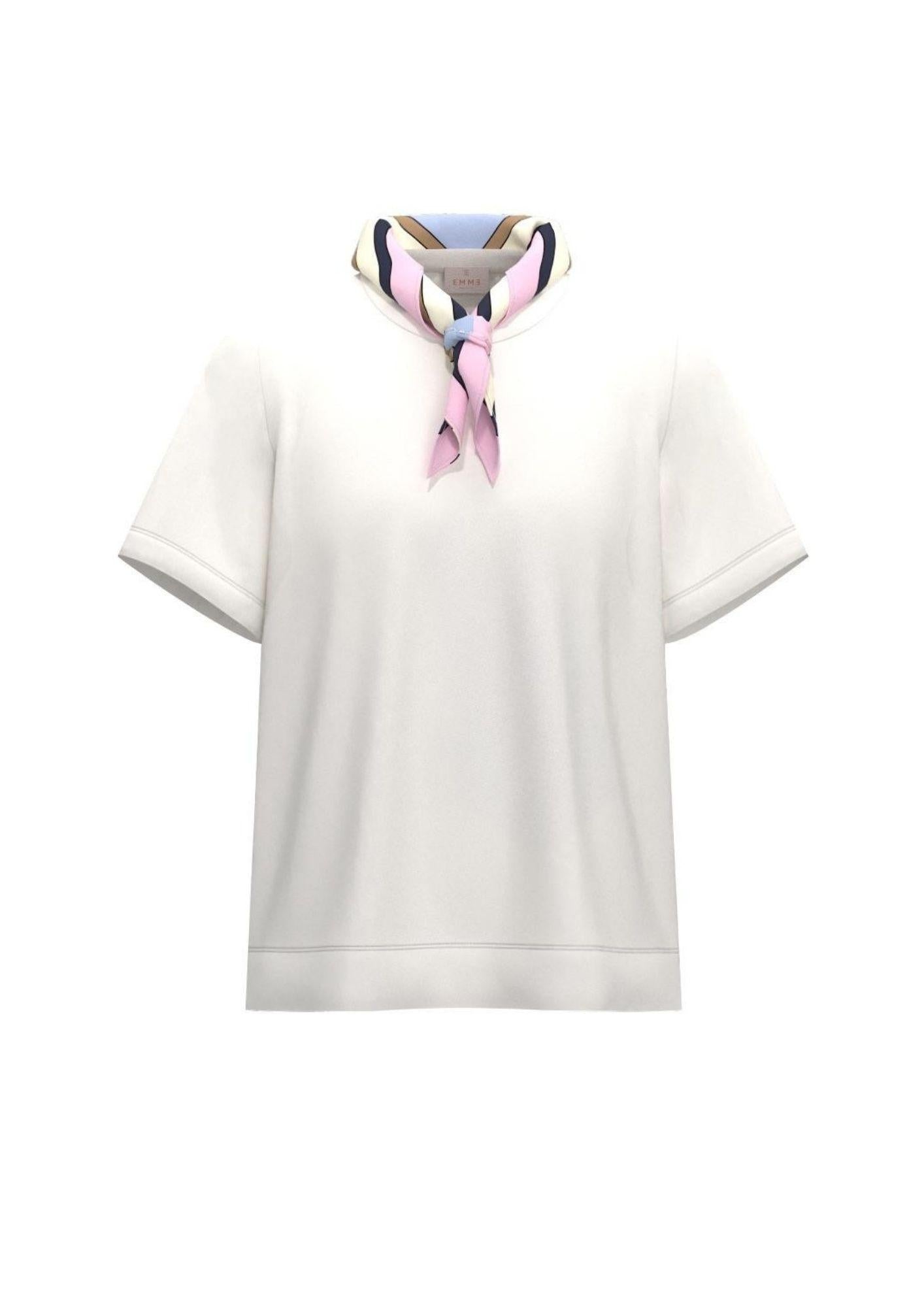 Emme Marelle T-Shirt Donna Emmmaestro Bianco 2615971041200 001 EMME MARELLA