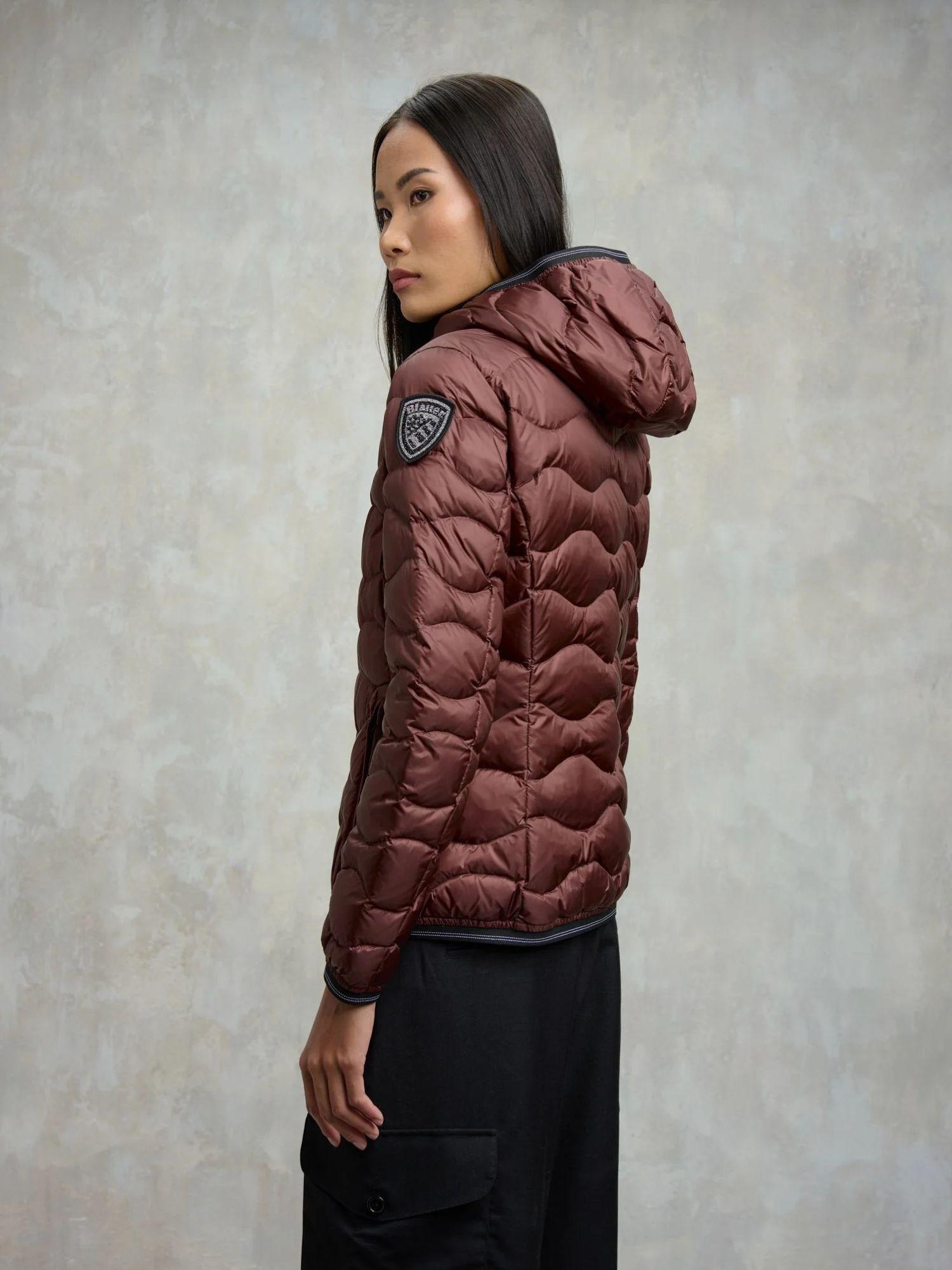 Blauer Piumino Donna Camelia Rosso interno lontra BLDC03095 6047 50A BLAUER