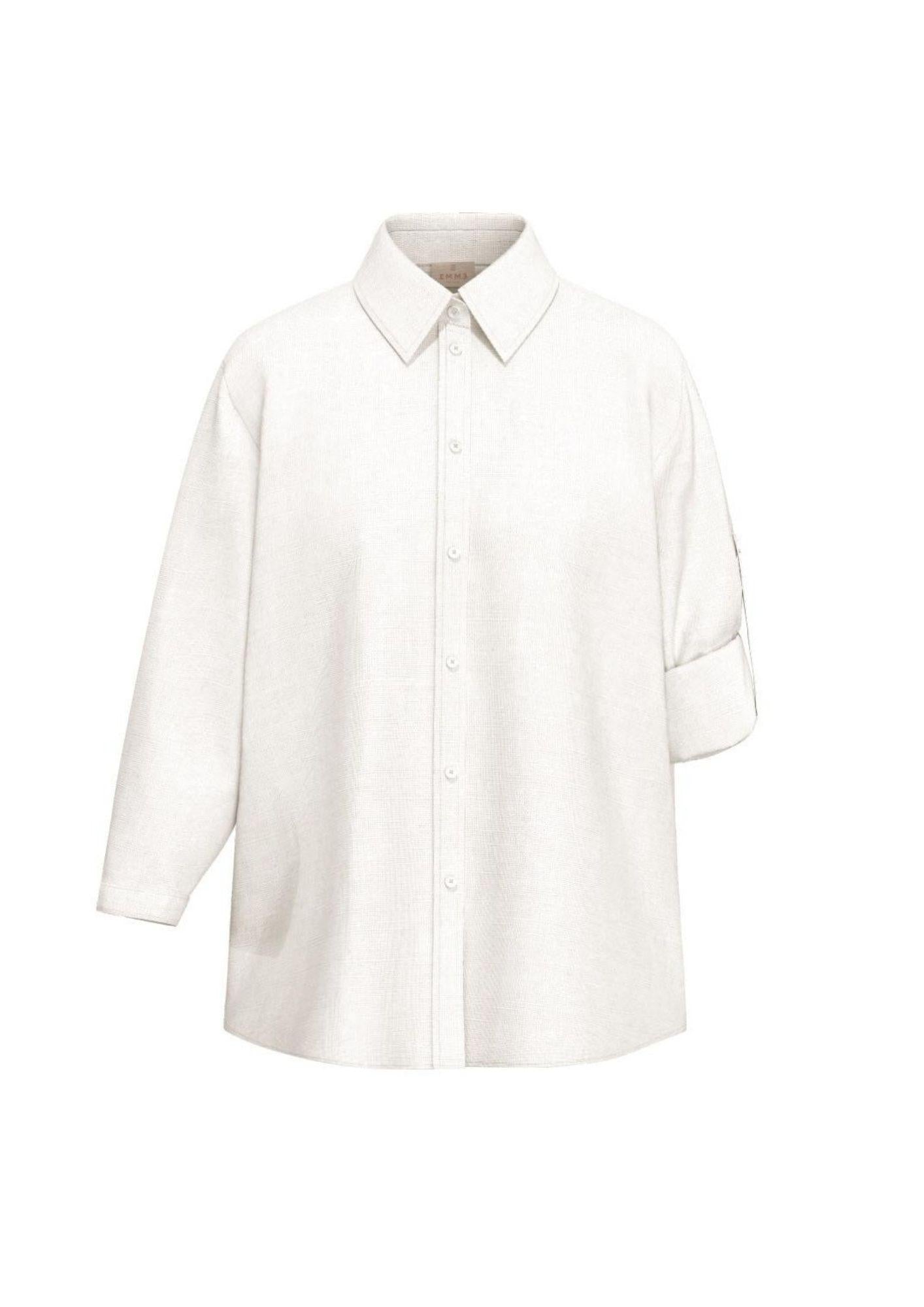 Emme Marella Camicia Donna Emmgirello Bianca 2615111122200 003 EMME MARELLA