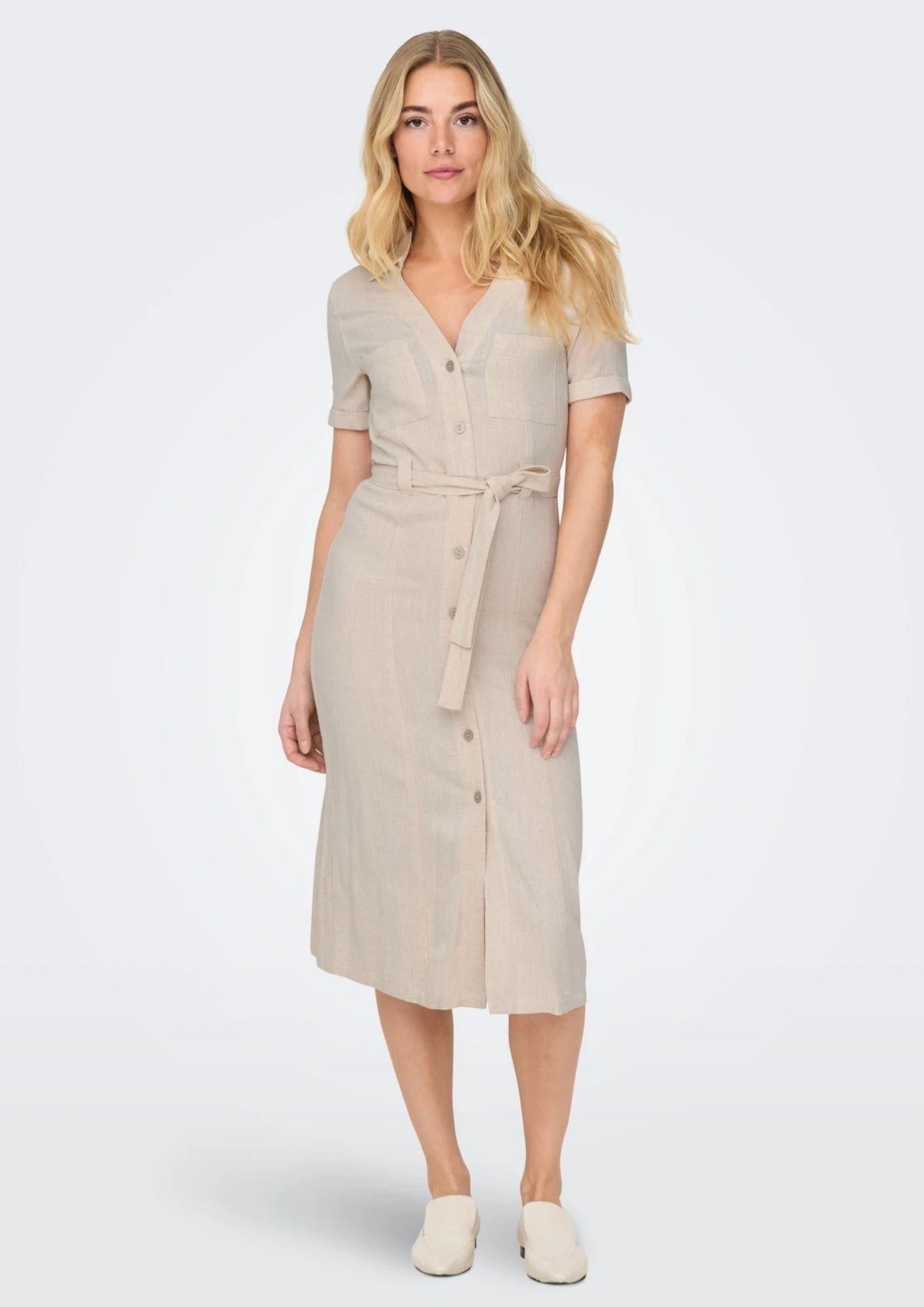Only Abito Donna Siesta Grigio Luna 15347210 Moonbeam ONLY