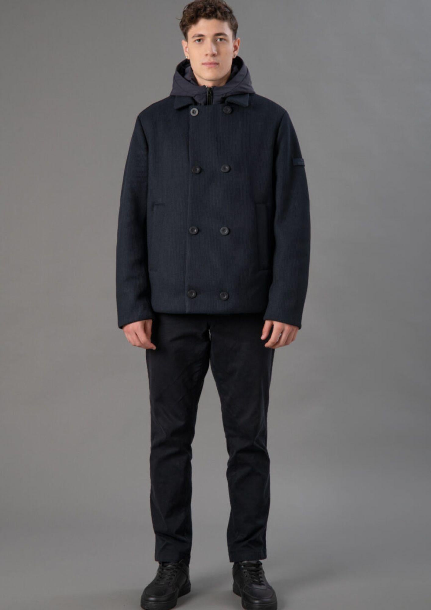 Rihunik Giacca Invernale Uomo Quincey25 Blu Navy RIMA265J F0056 888 RIHUNIK