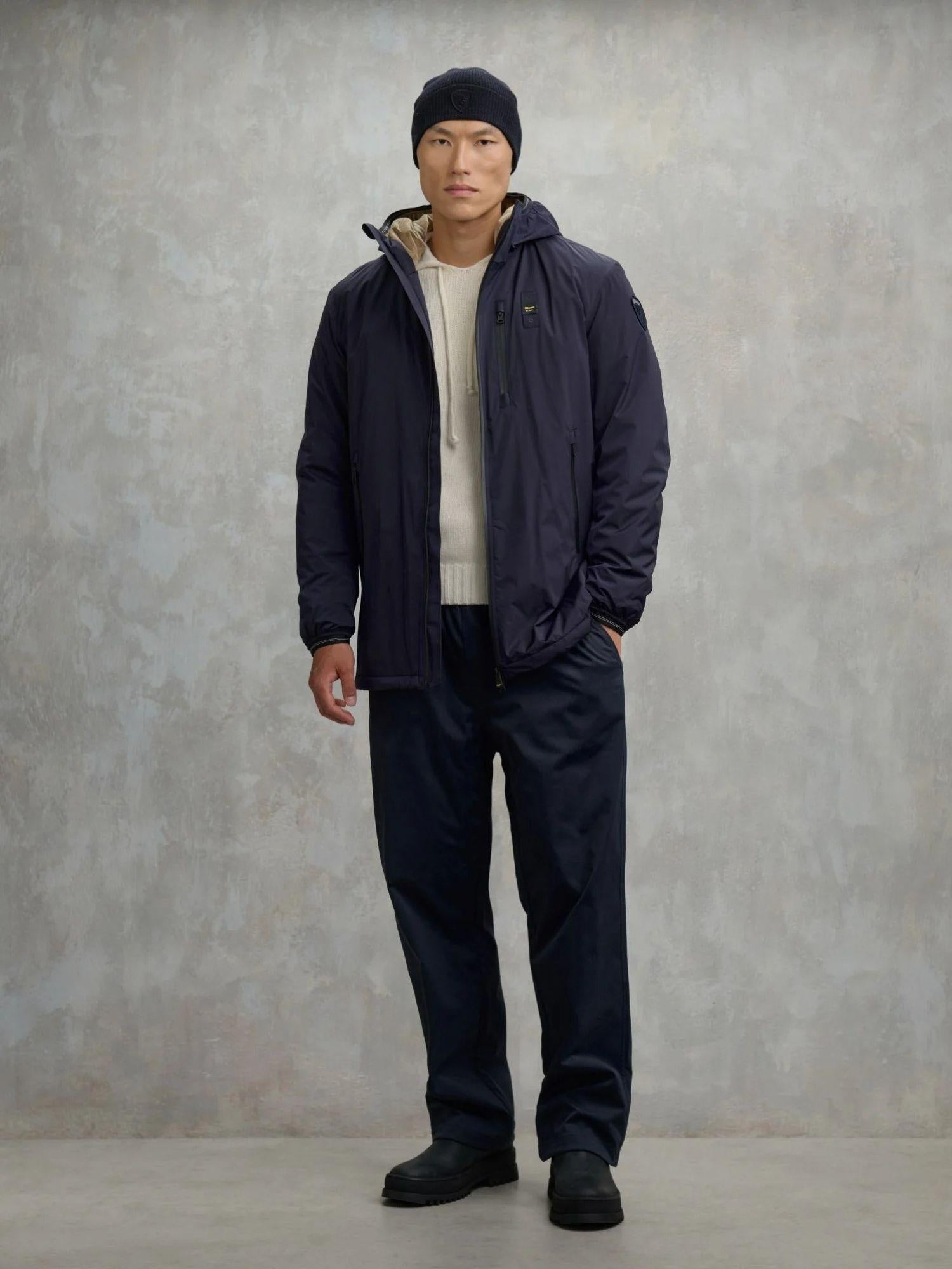 Blauer Trench Jarvis Uomo Blu sodalite BLUK11139 7110 888 BLAUER