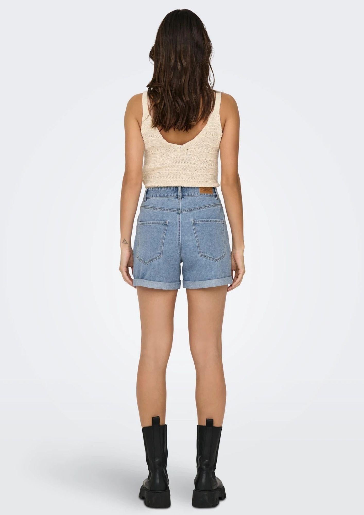 Only Shorts Donna Vega Light Blu Denim 15230571 Light Blue Denim ONLY