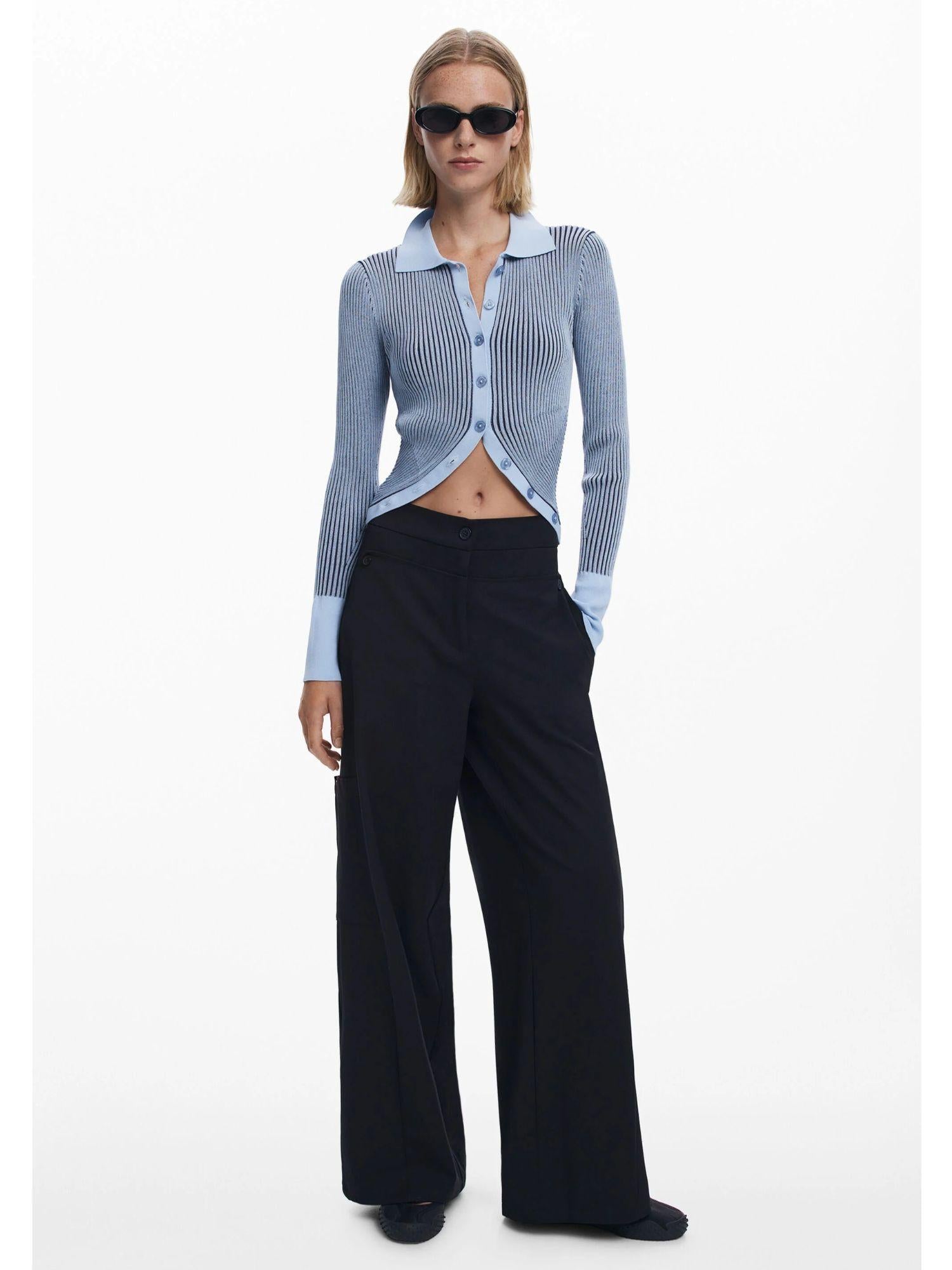 Desigual Pantaloni sartoriali Balloon Donna Nero 25WWPW06 2000 DESIGUAL