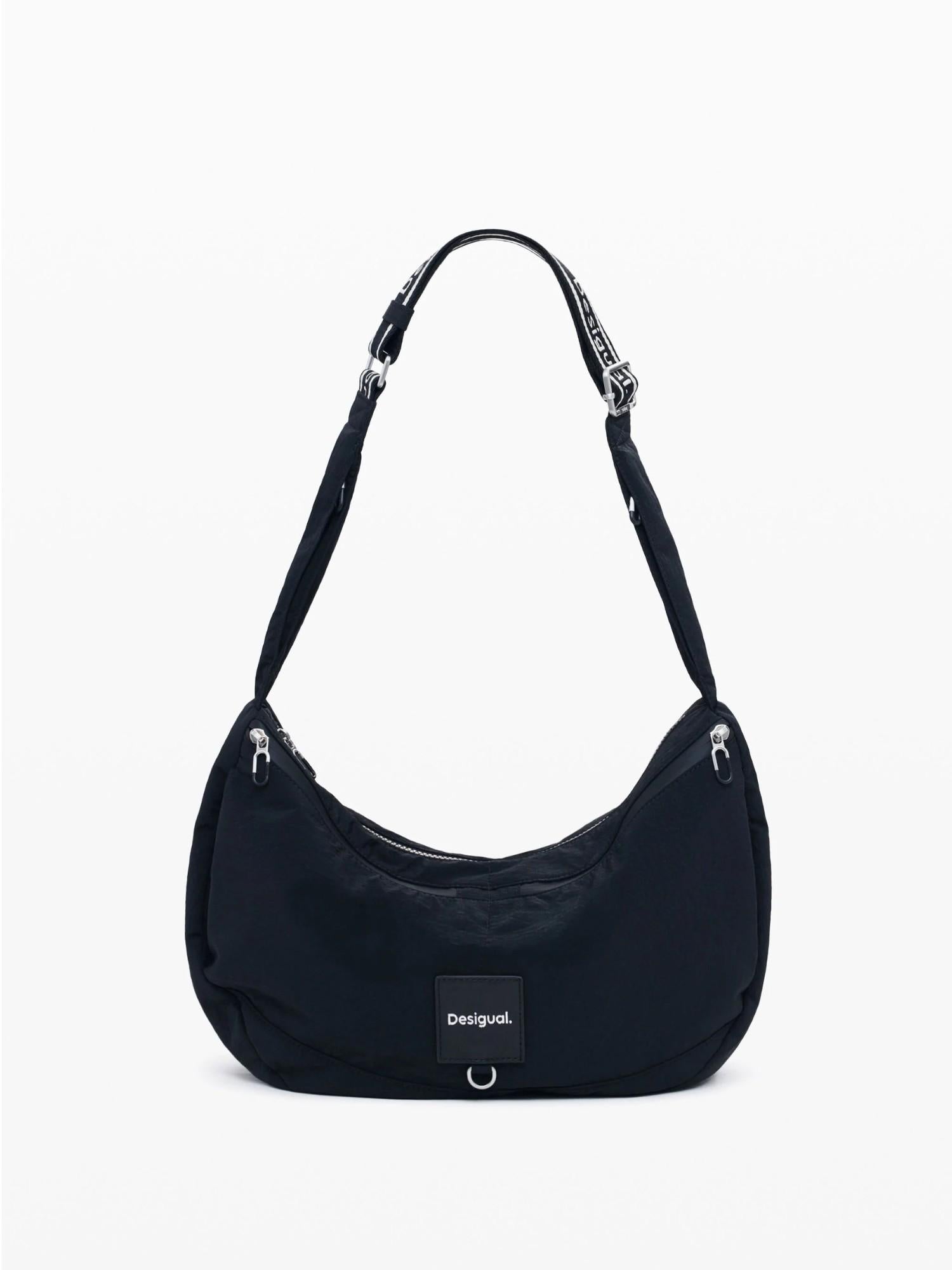 Desigual Borsa da viaggio media in nylon Donna Nero 25WAXY15 2000 DESIGUAL