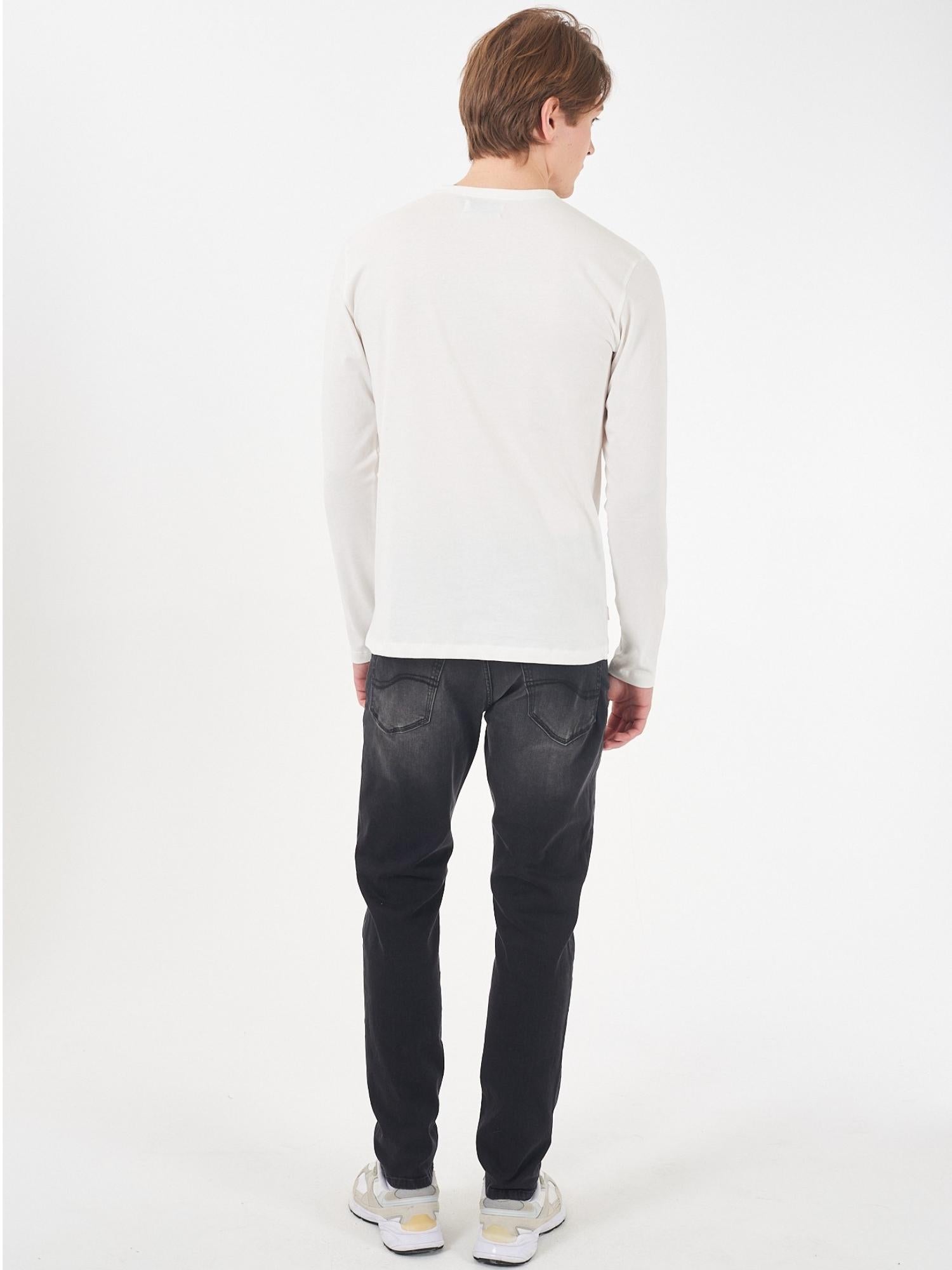 Yes Zee Jeans 5 Tasche Slim Fit Uomo Nero Stone P601 F479 J738 YES ZEE