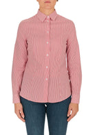 Diana Gallesi Camicia Donna Bianco e Rosso a righe 5233R102880N 2 DIANA GALLESI