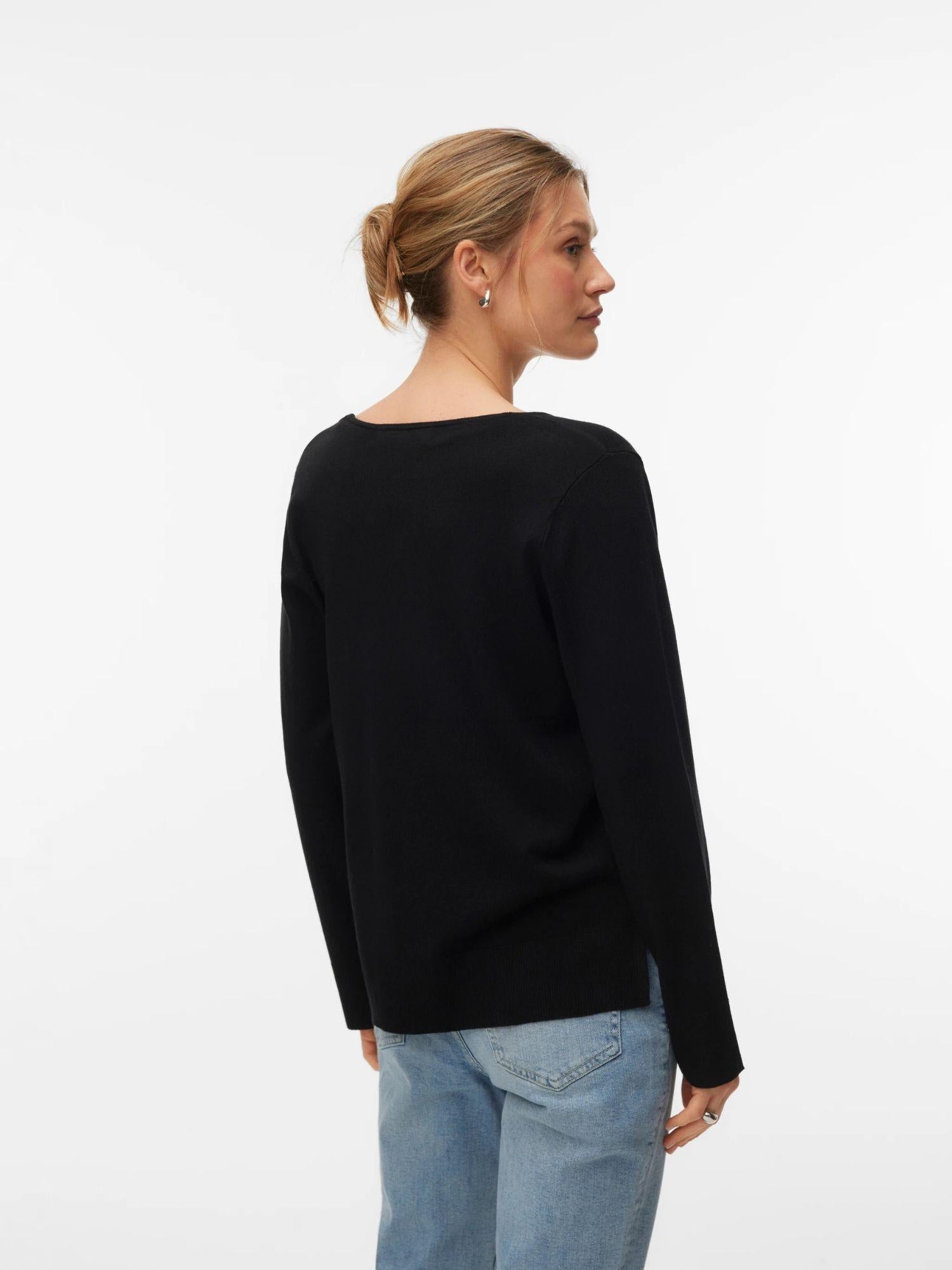 Vero Moda Maglia Donna Nero VMSilje 10320451 Black VERO MODA