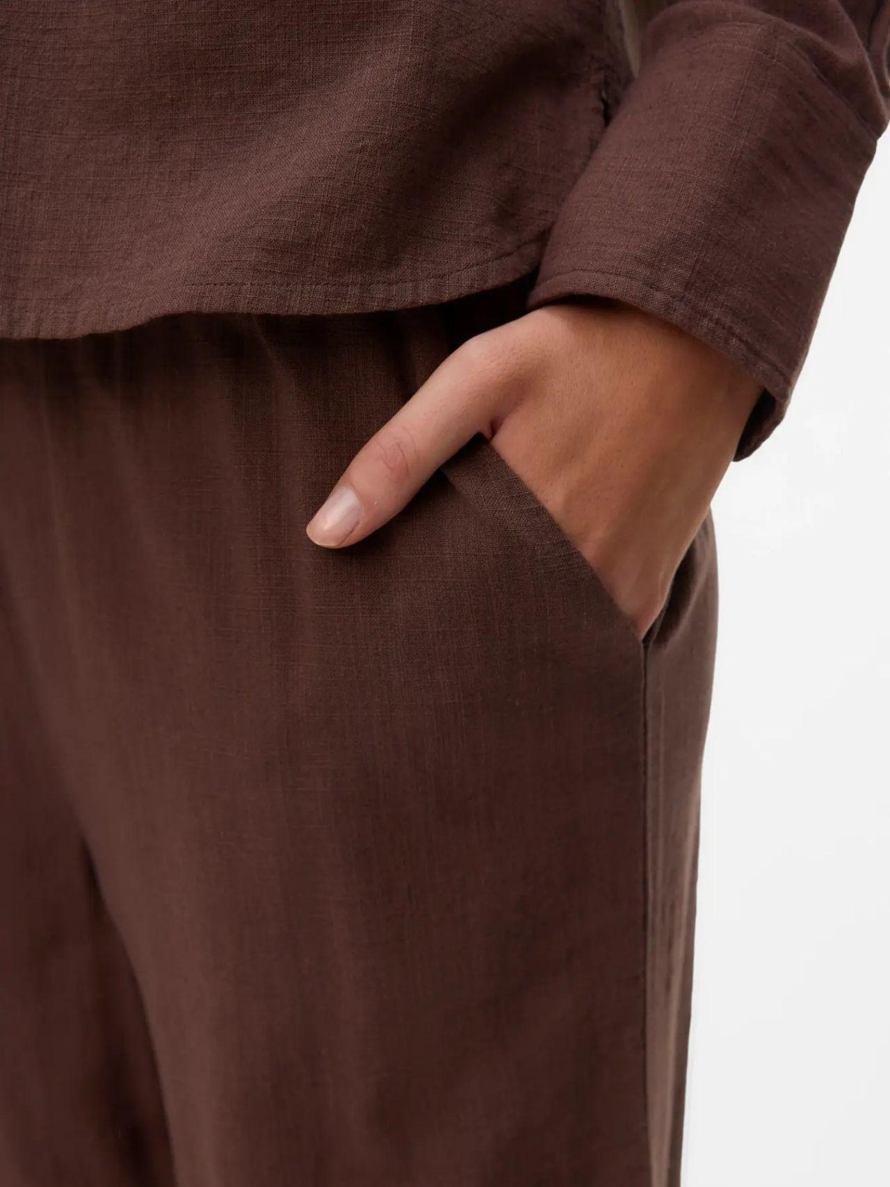 Vero Moda Pantalone Donna Caia Marrone Cioccolato 10333796 Chocolate Martini VERO MODA