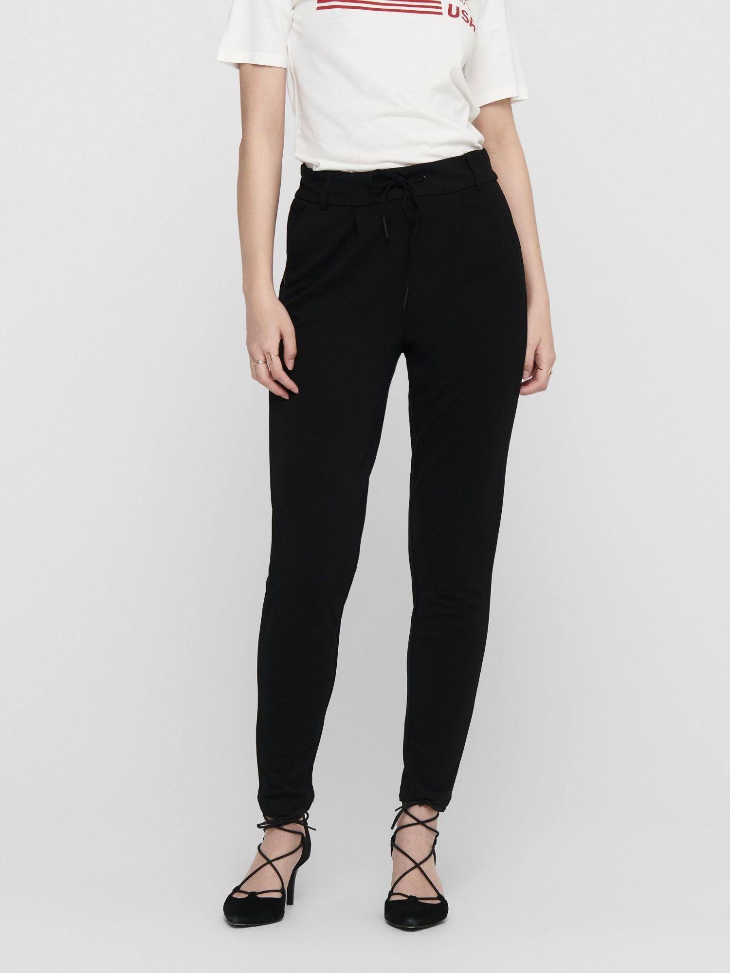 Only Pantaloni Donna Nero Onlpoptrash 15115847 Black ONLY