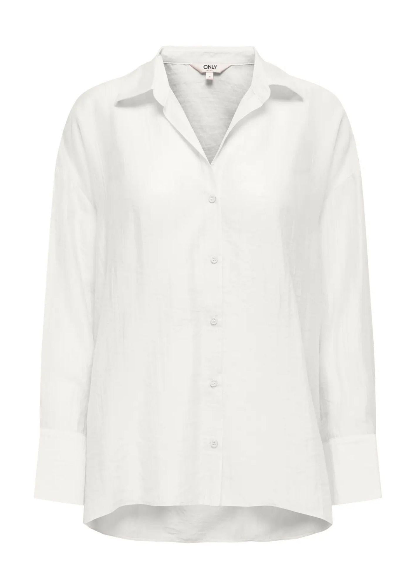 Only Camicia Donna Oregon Bianca 15369483 Cloud Dancer ONLY