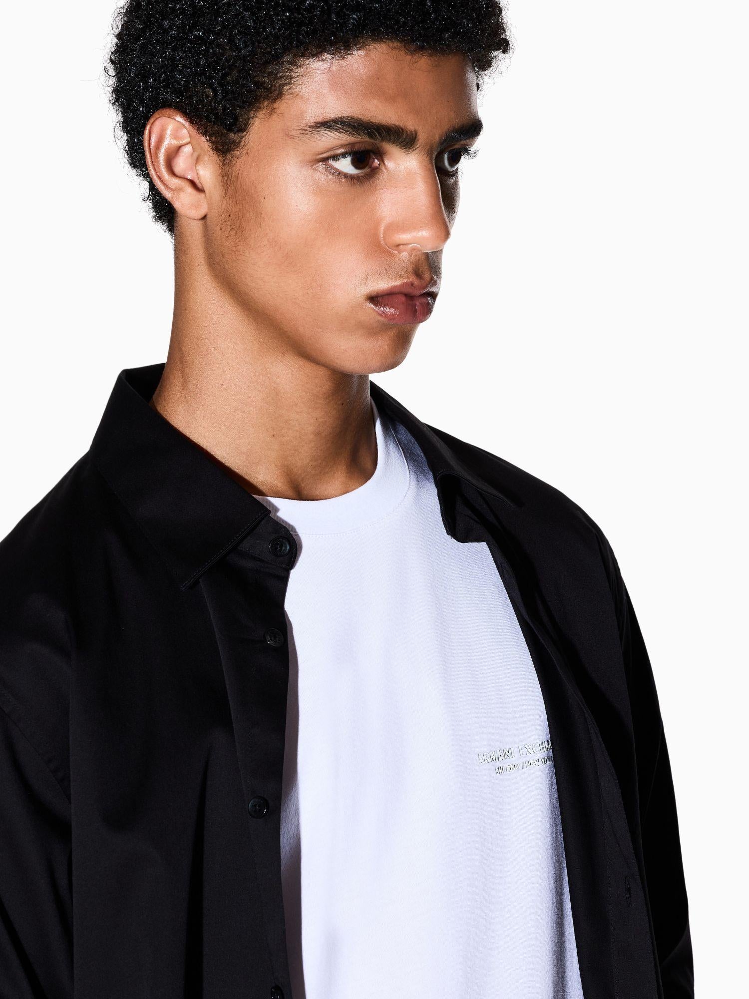 Armani Exchange T-shirt regular fit con logo Uomo Bianco XM001281 AF10361 U0002 ARMANI EXCHANGE