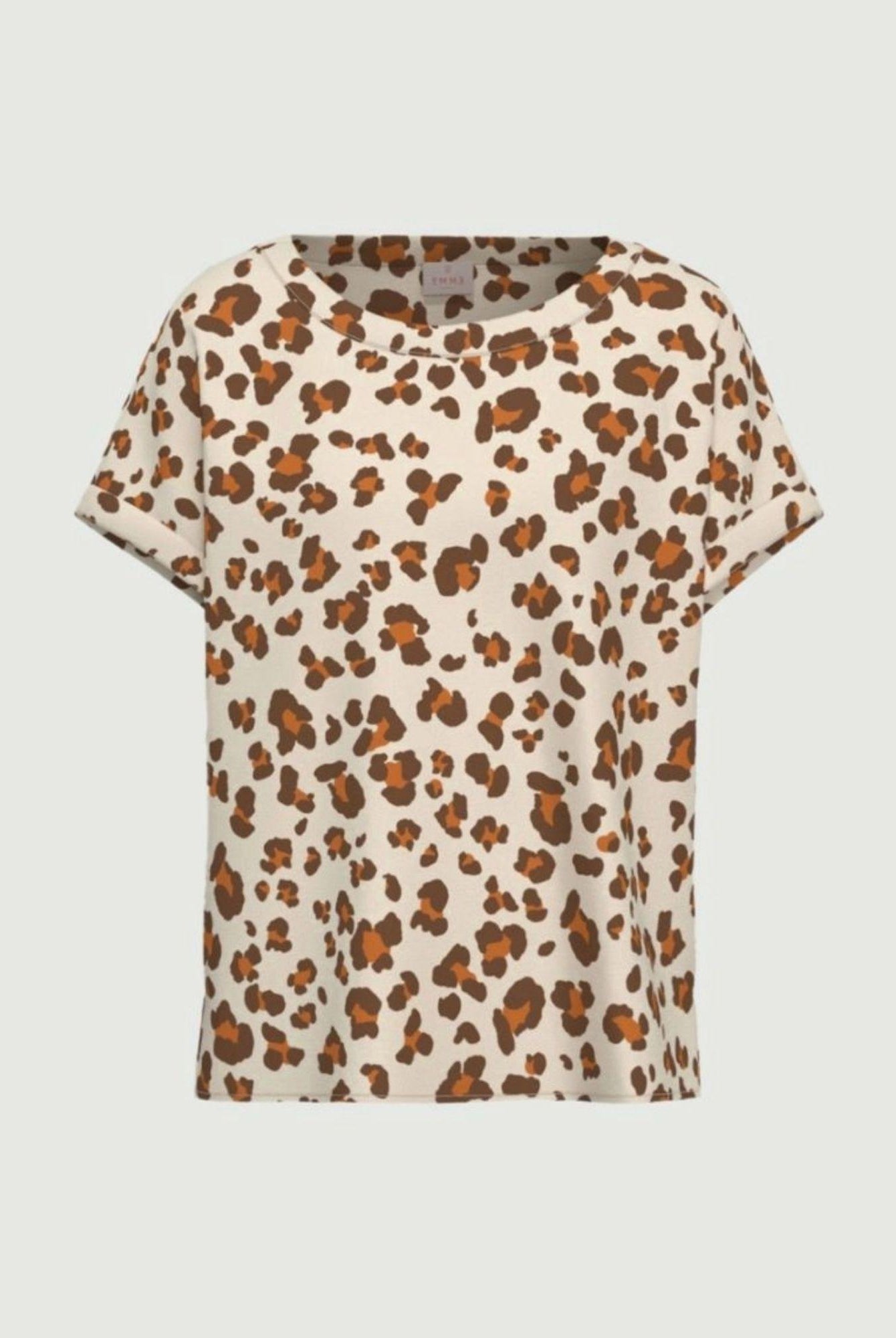 Emme Marella Maglia Donna Emmrane Bianco Burro Animalier 2615111211200 002 EMME MARELLA