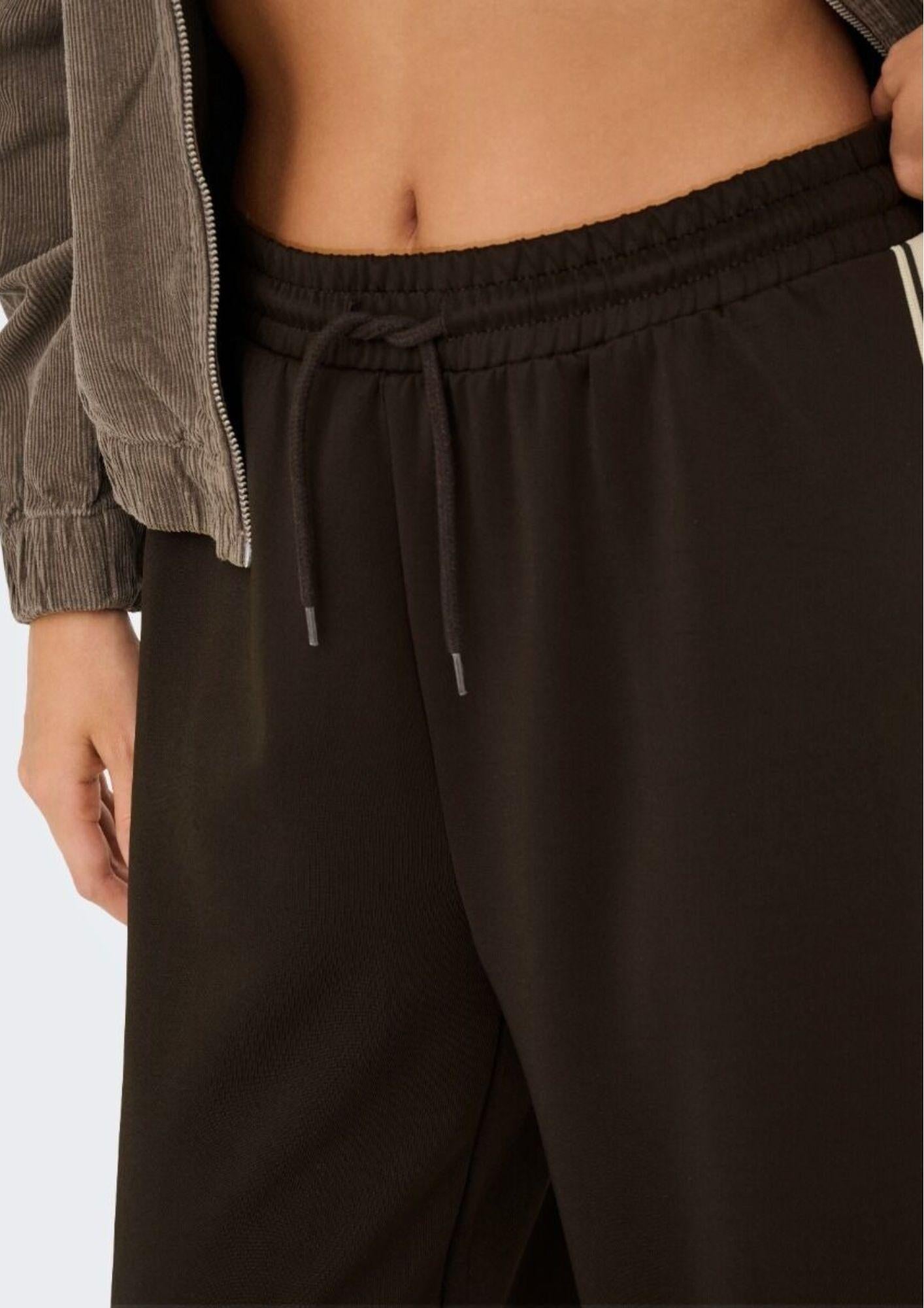 Only Pantalone Donna Asta Marrone 15356171 Chocolate Torte Black ONLY