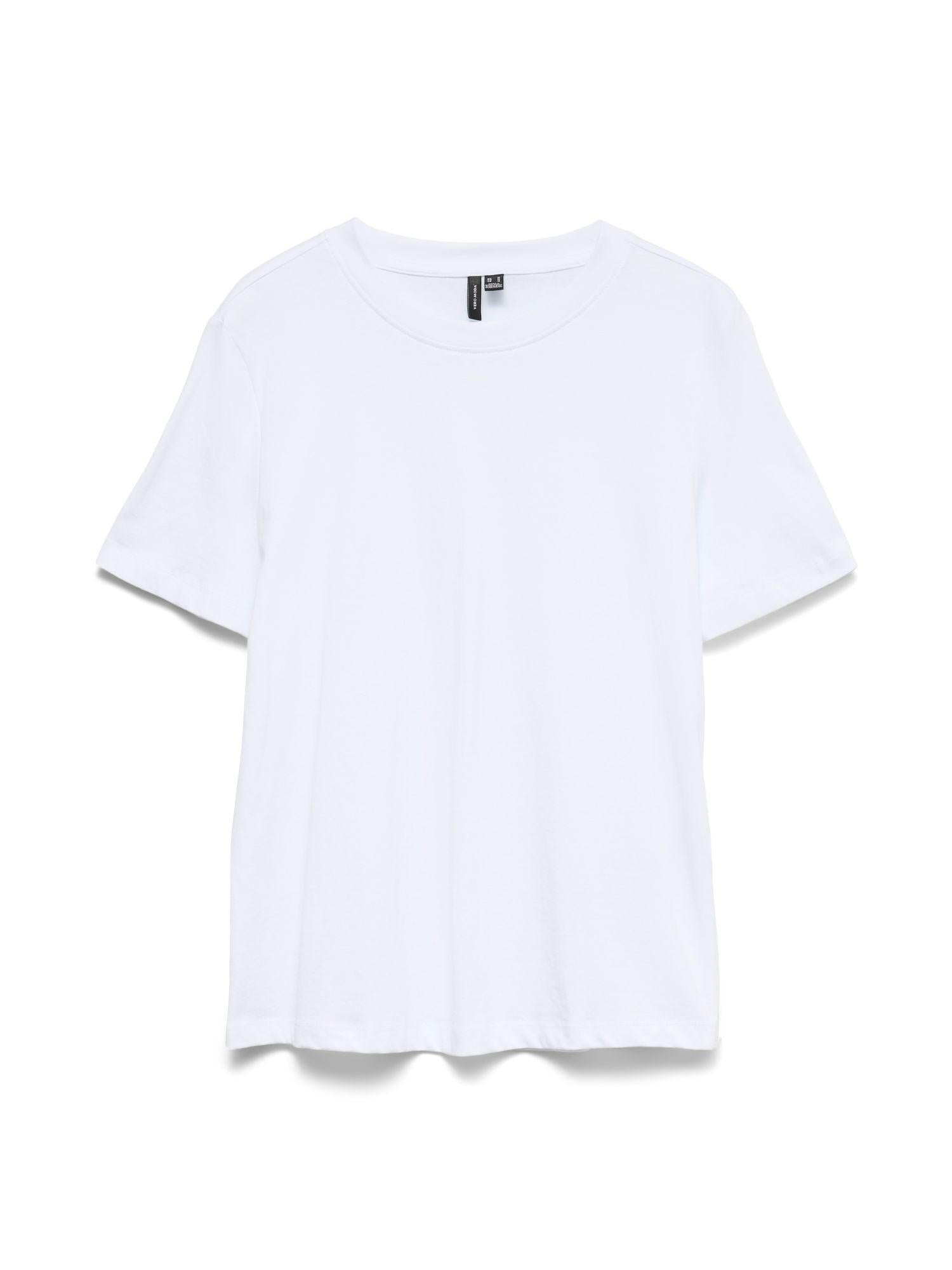 Vero Moda T-Shirt Donna Bianco Vmpaulina 10316991 Bright White VERO MODA