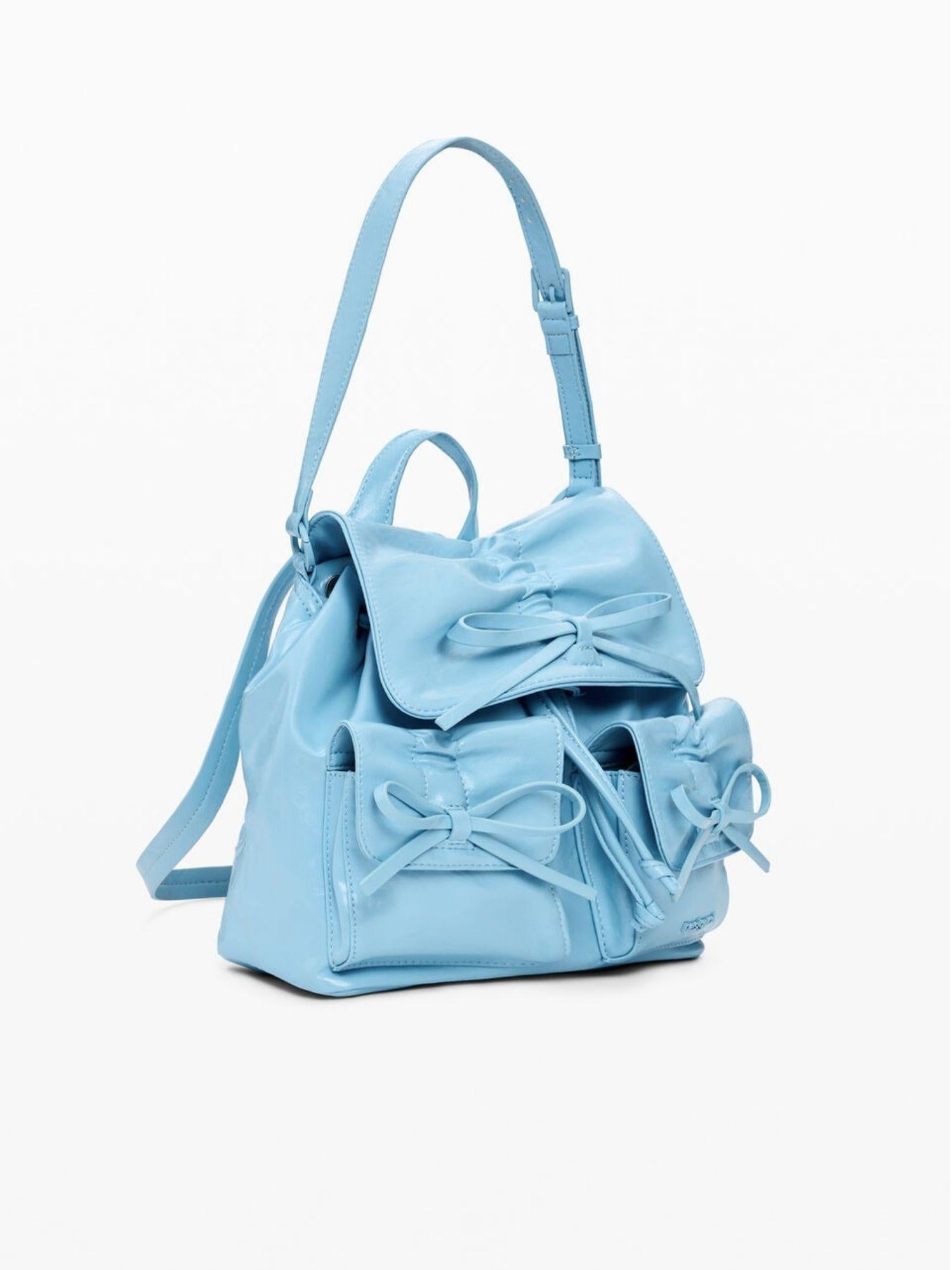 Desigual Zaino Donna Bag Rodio Prisa Shorty Sky Blu 26SAKP45 5048 DESIGUAL