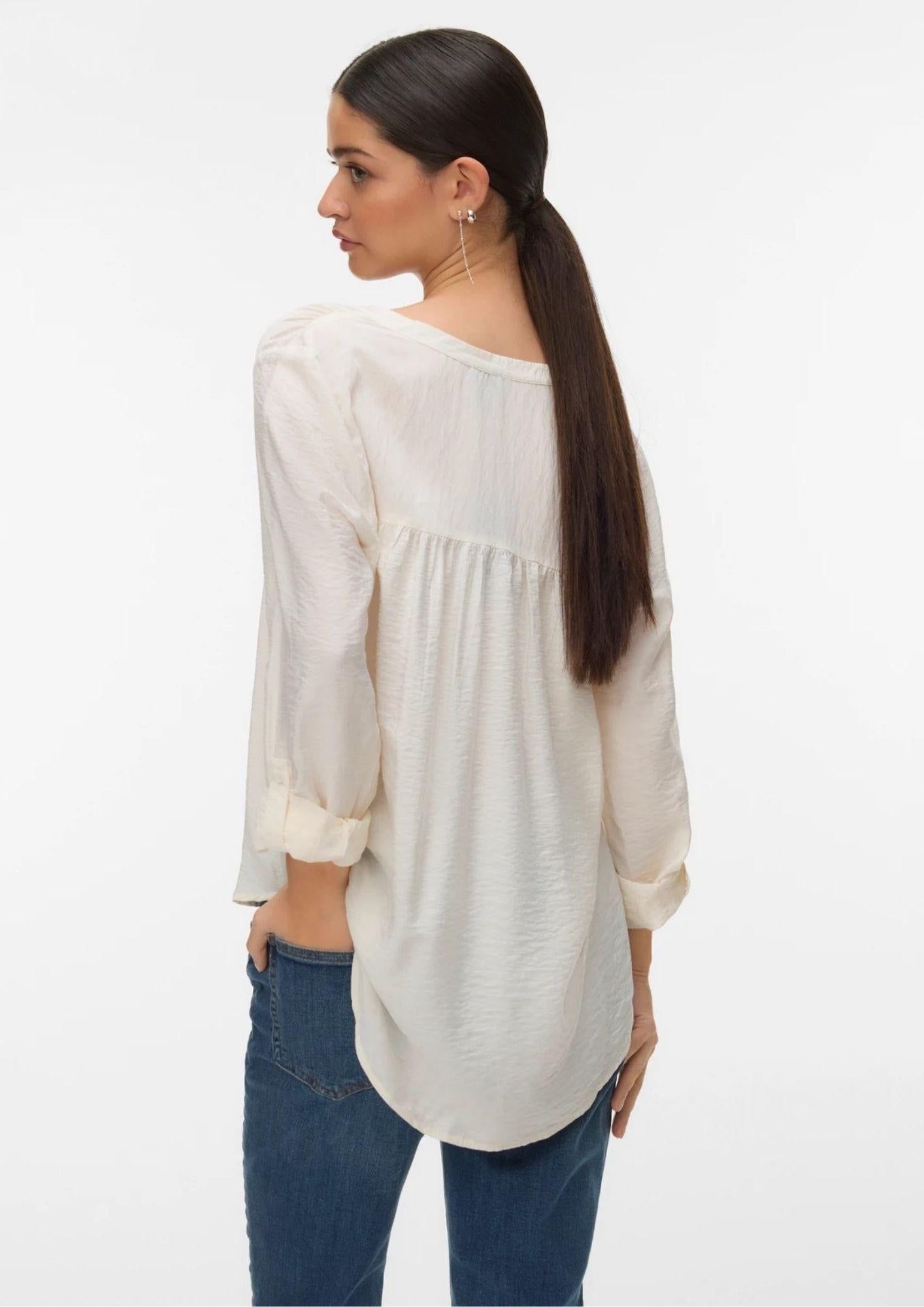 Vero Moda Blusa Donna Kaja Bianca 10340684 Snow White VERO MODA