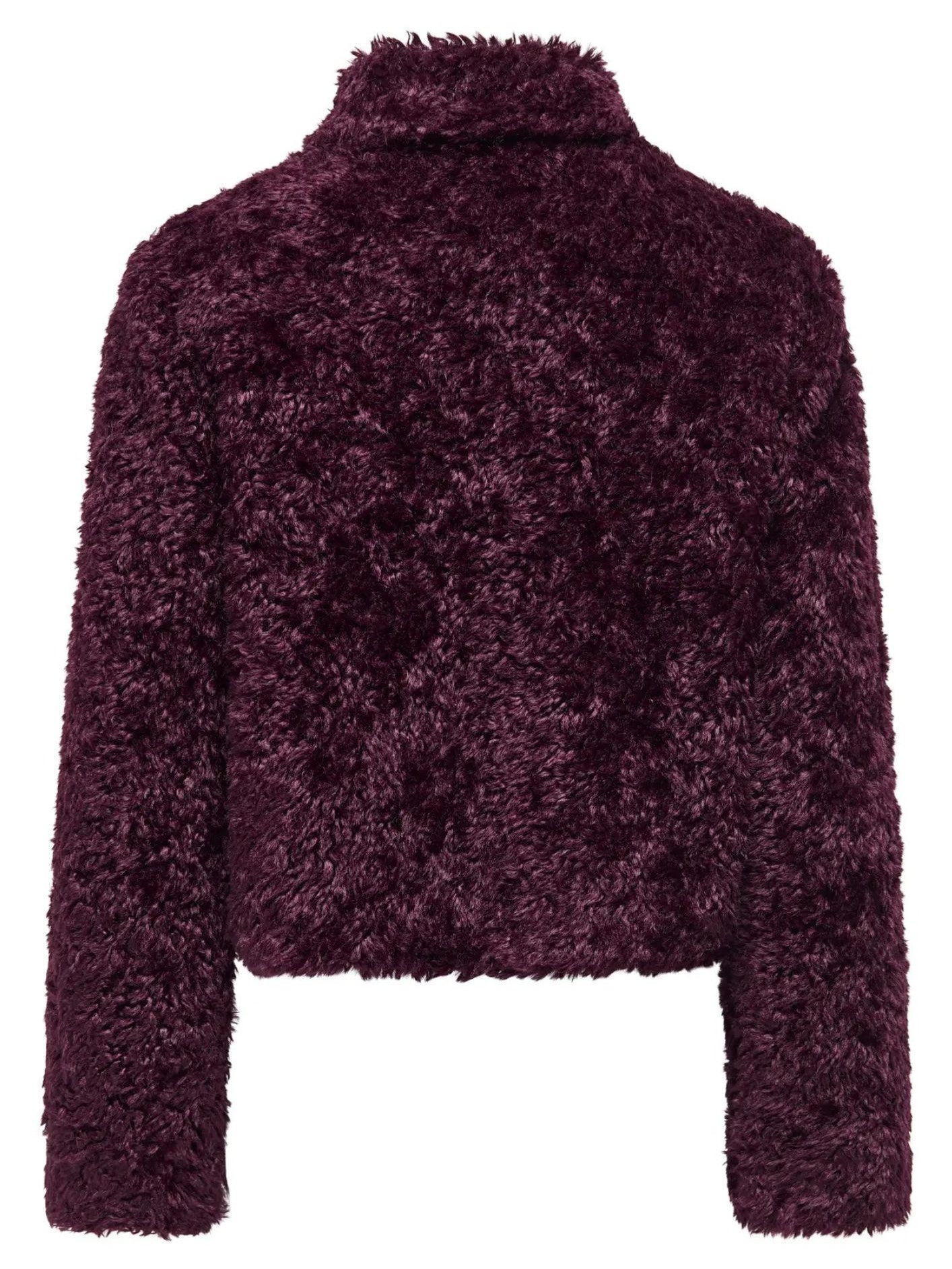 Only Giacca Teddy Donna Ginny Bordeaux 15352795 Mauve Wine ONLY