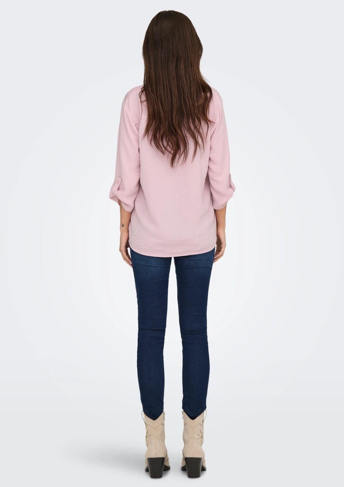 Jacqueline De Yong Top Donna Divya Rosa Malva 15226911 Bleached Mauve JACQUELINE DE YONG
