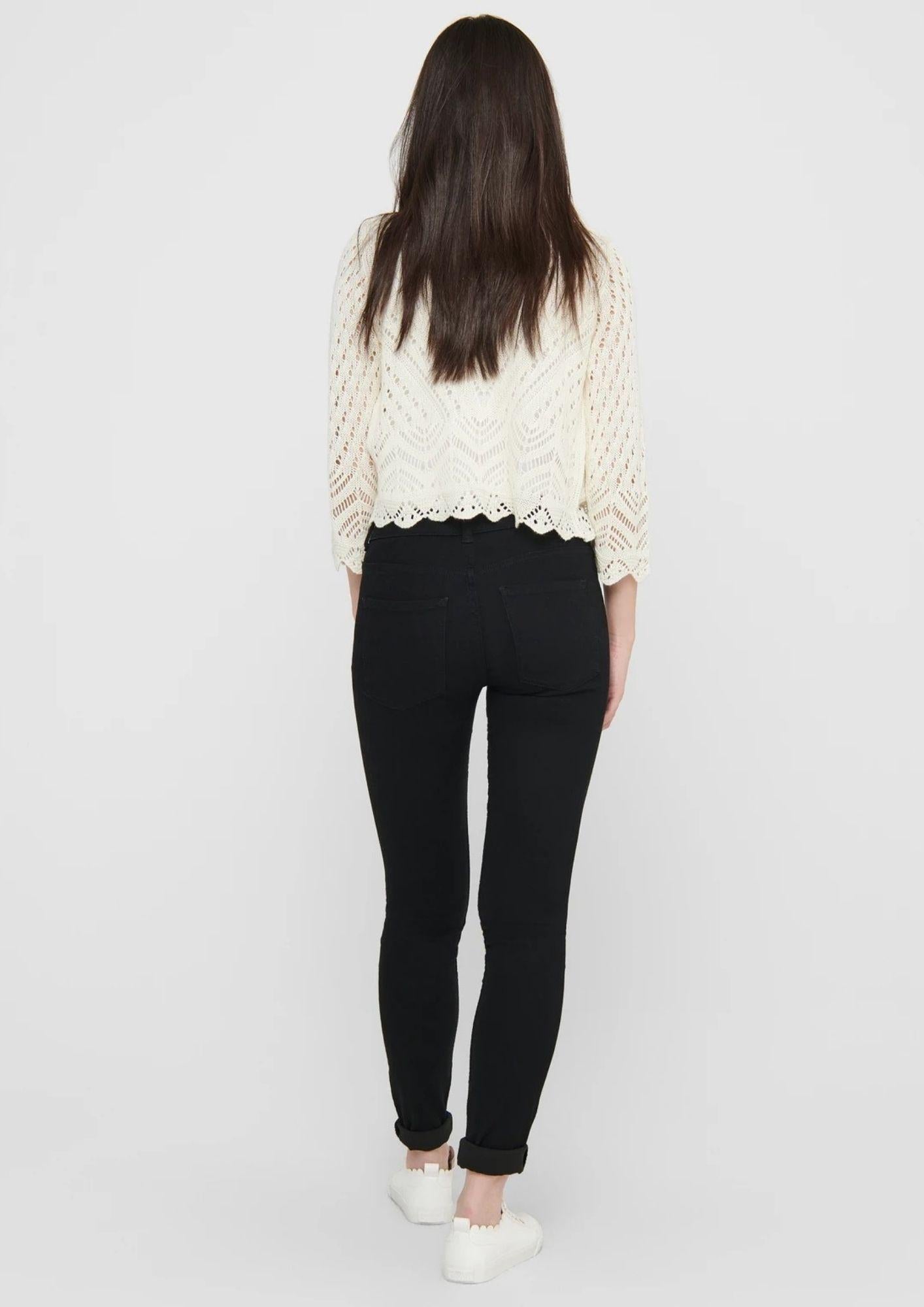 Jacqueline De Yong Cardigan Donna Sun Bianco Tapioca 15184486 Tapioca JACQUELINE DE YONG