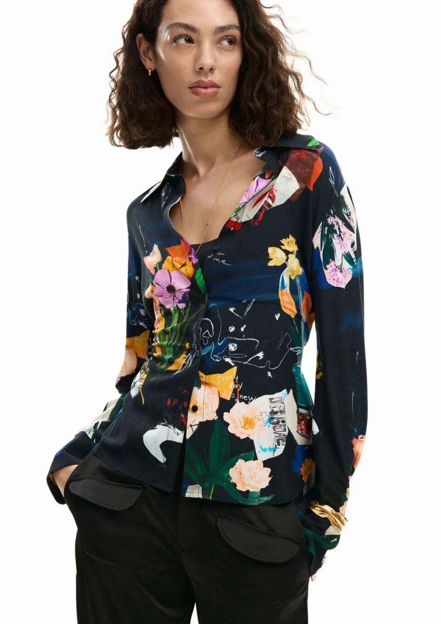 Desigual Camicia Donna Camfereo Multicolore 26SWCW23 2000 DESIGUAL