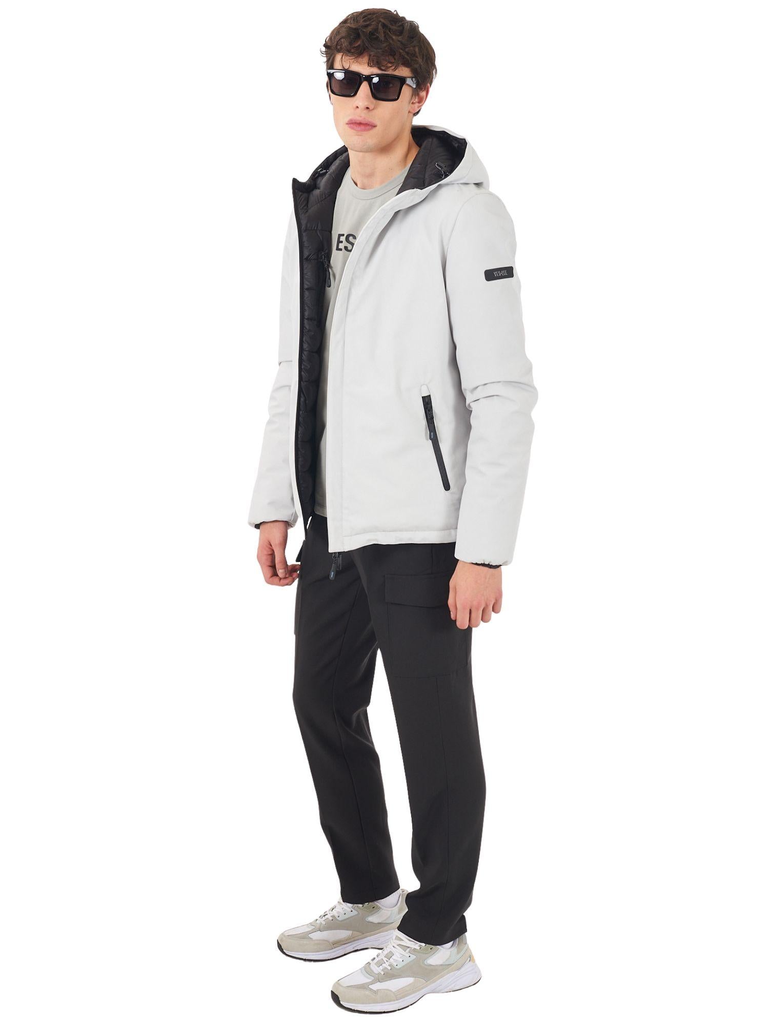 Yes Zee Giubbino Uomo reversibile Bianco J824 B500 0124 YES ZEE