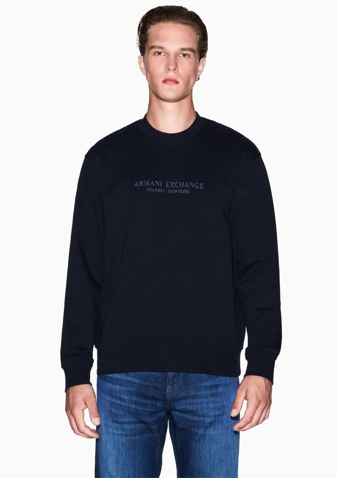 Armani Exchange Felpa Uomo Blu XM001284 AF20934 UB101 ARMANI EXCHANGE