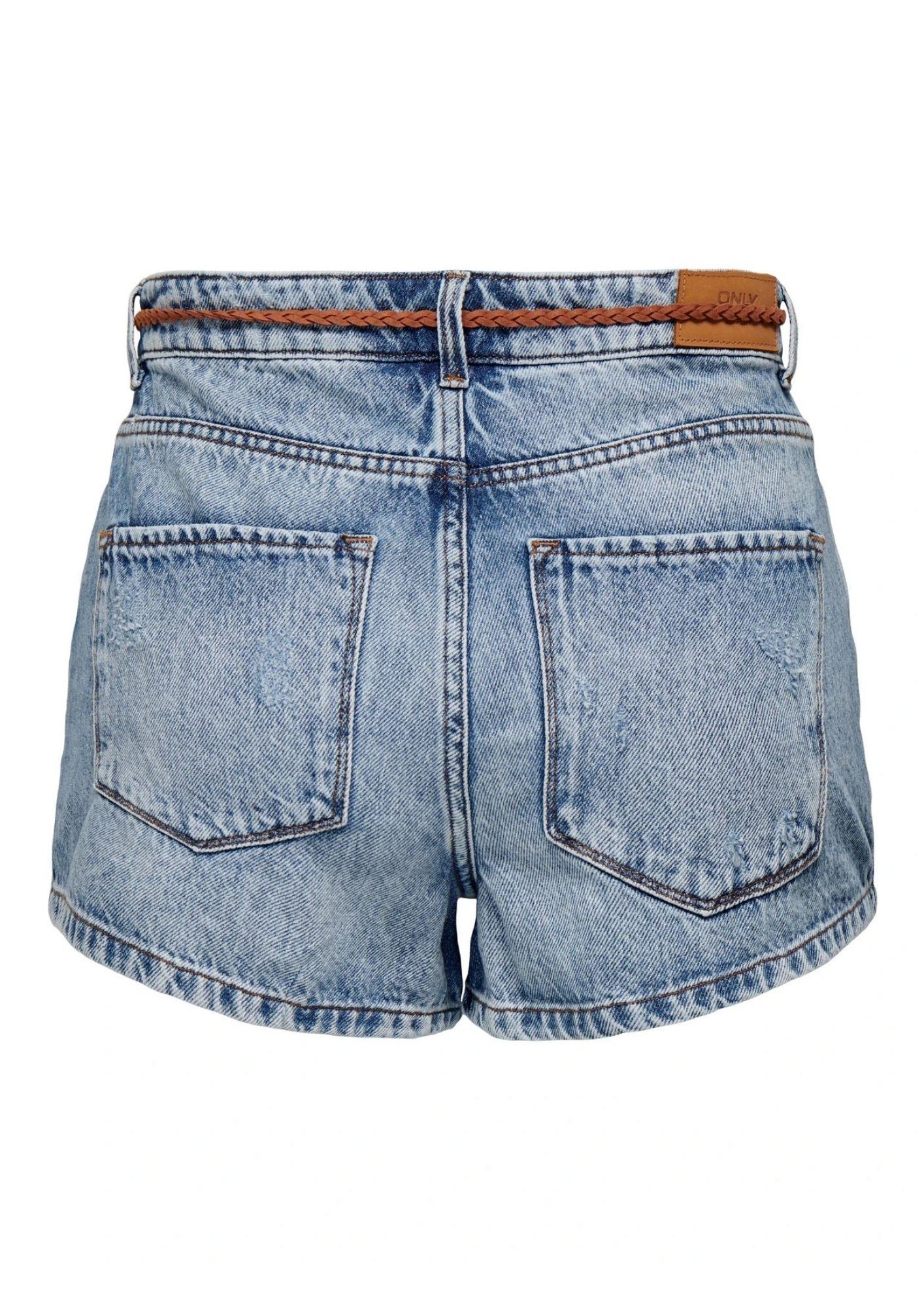 Only Shorts Donna Kelly Blu Denim Chiaro 15221469 Light Blue Denim ONLY