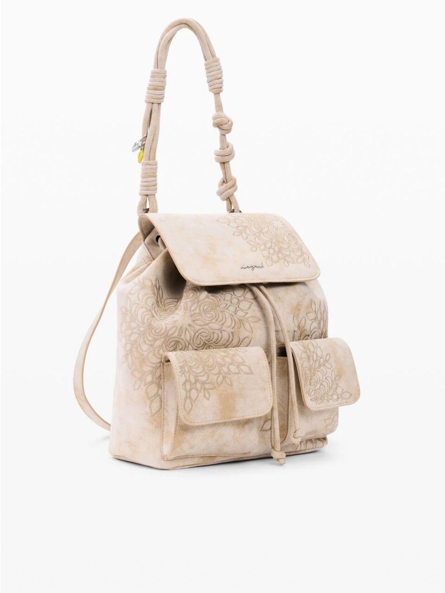 Desigual Zaino Backsierra Prisa Mini Sand Sabbia 26SAKP40 1018 DESIGUAL