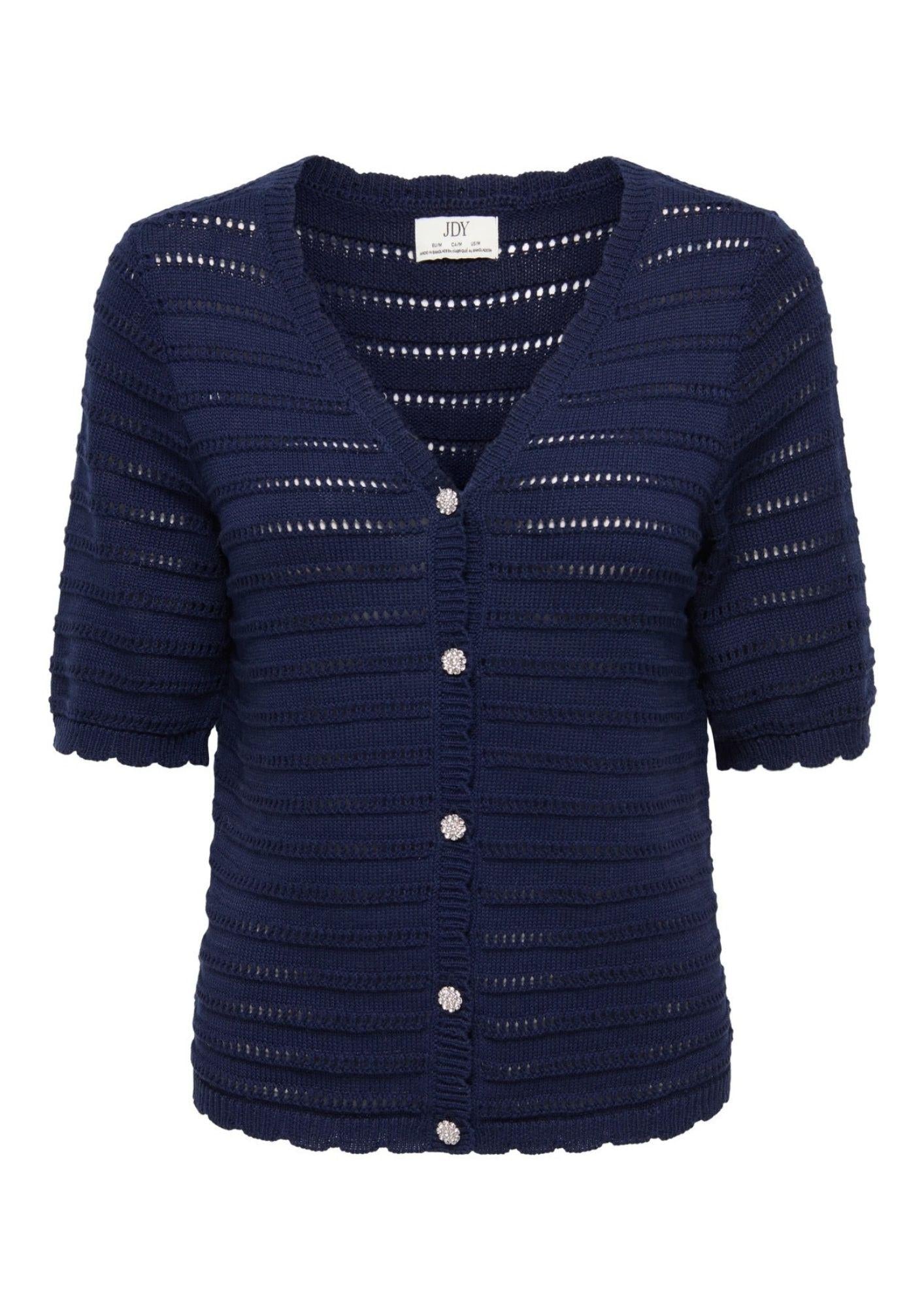 Jacqueline De Yong Cardigan Donna Tanja Blu 15366211 Black Iris JACQUELINE DE YONG