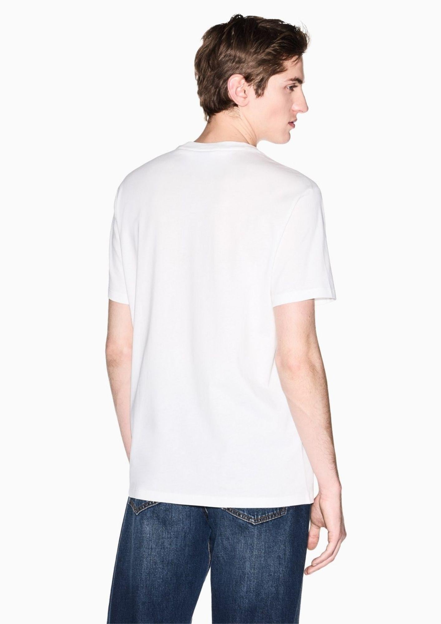 Armani Exchange T-Shirt Uomo Bianca XM002785 AF10358 U0009 ARMANI EXCHANGE