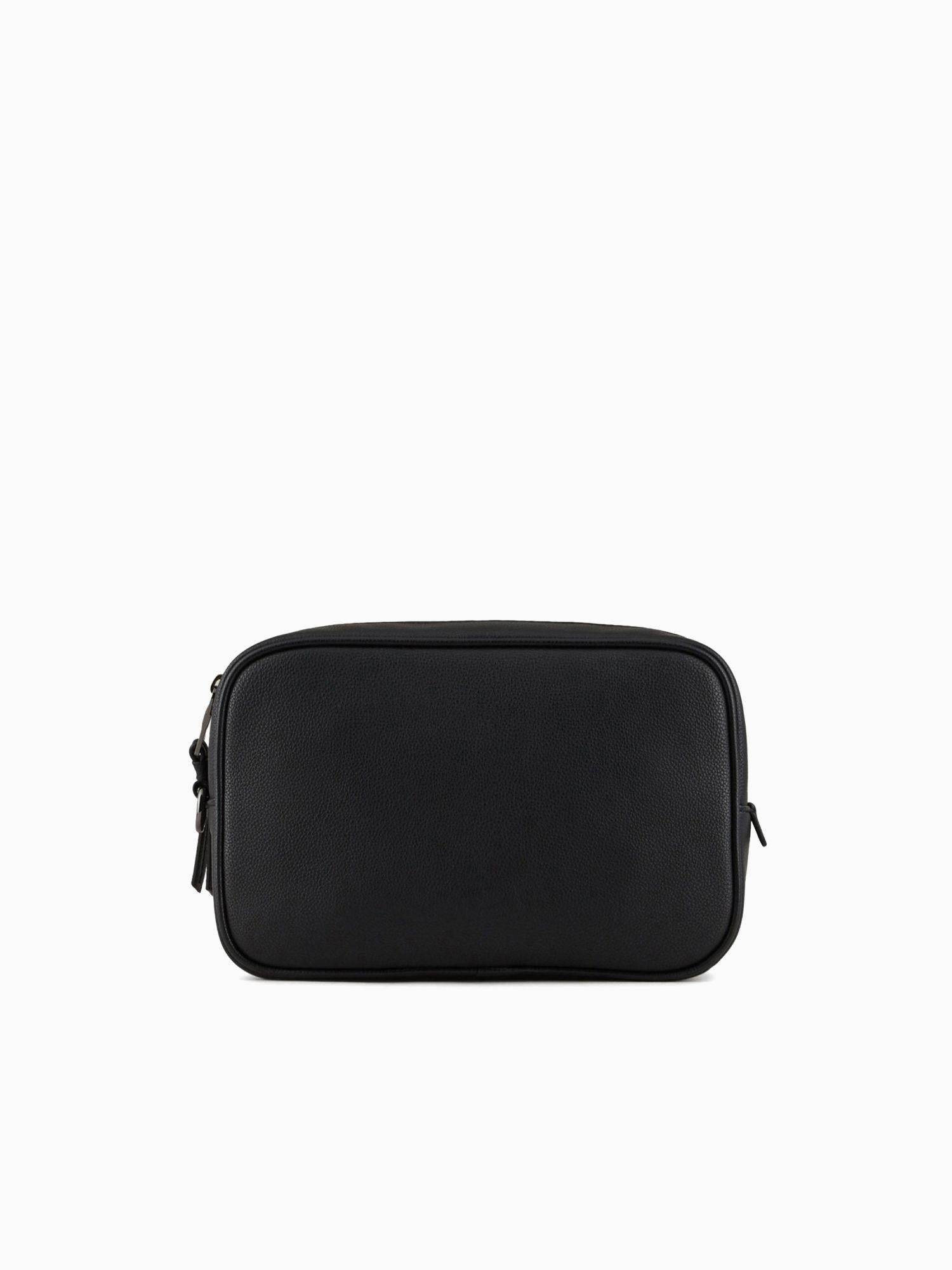 Armani Exchange Beauty case con laccio esterno Uomo Nero 958446 CC830 00020 ARMANI EXCHANGE