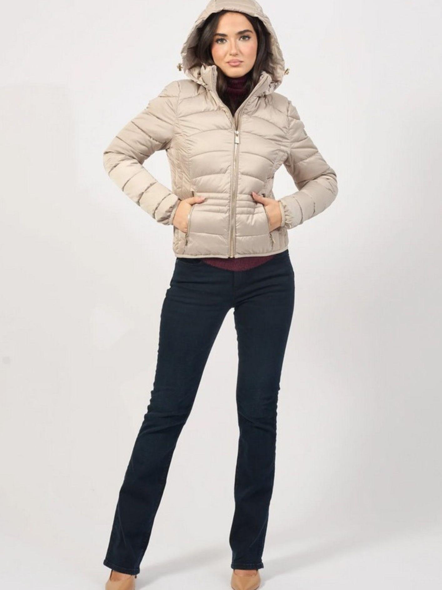 Giubbino Yes Zee Donna Beige J007 M800 0222 YES ZEE