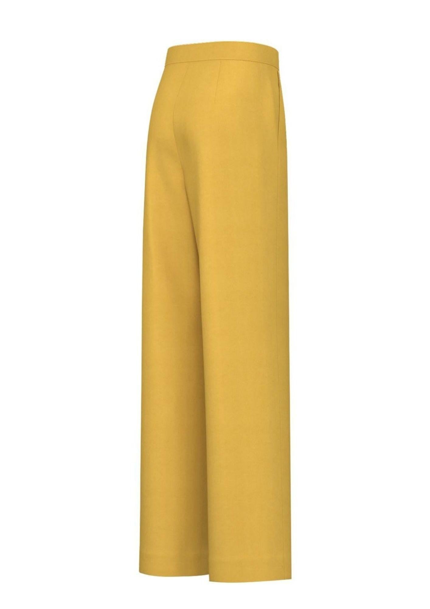 Emme Marella Pantalone Donna Emmcedro Senape 2615131162200 007 EMME MARELLA