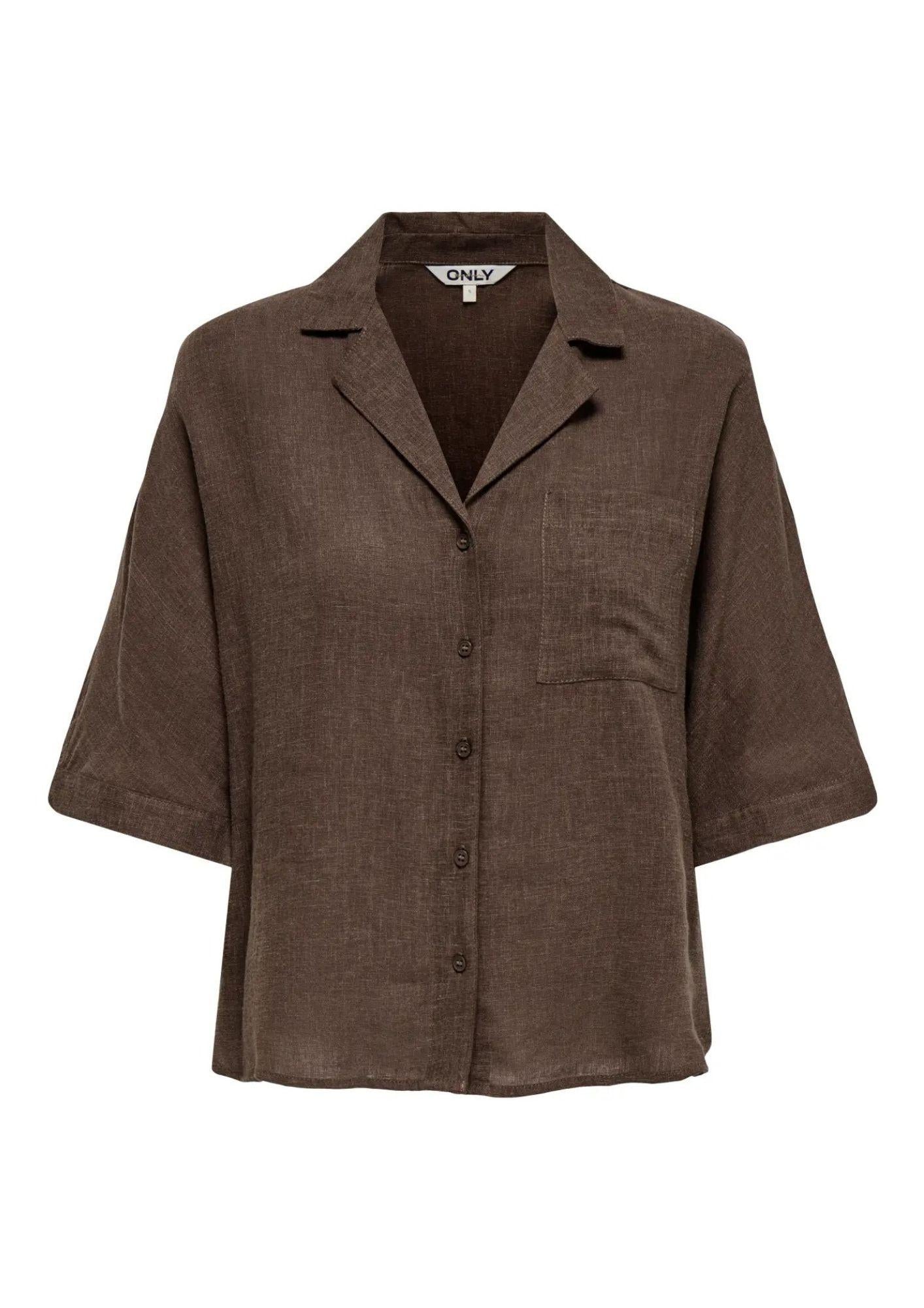 Only Camicia Donna Bruxelles Cioccolato 15314215 Chocolate Martini ONLY