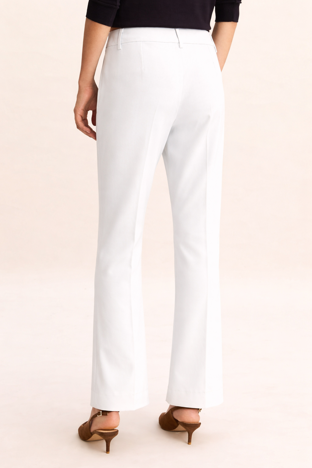Emme Marella Pantalone Donna Emmfarnese2 Bianco Lana 2615131341200 001 EMME MARELLA