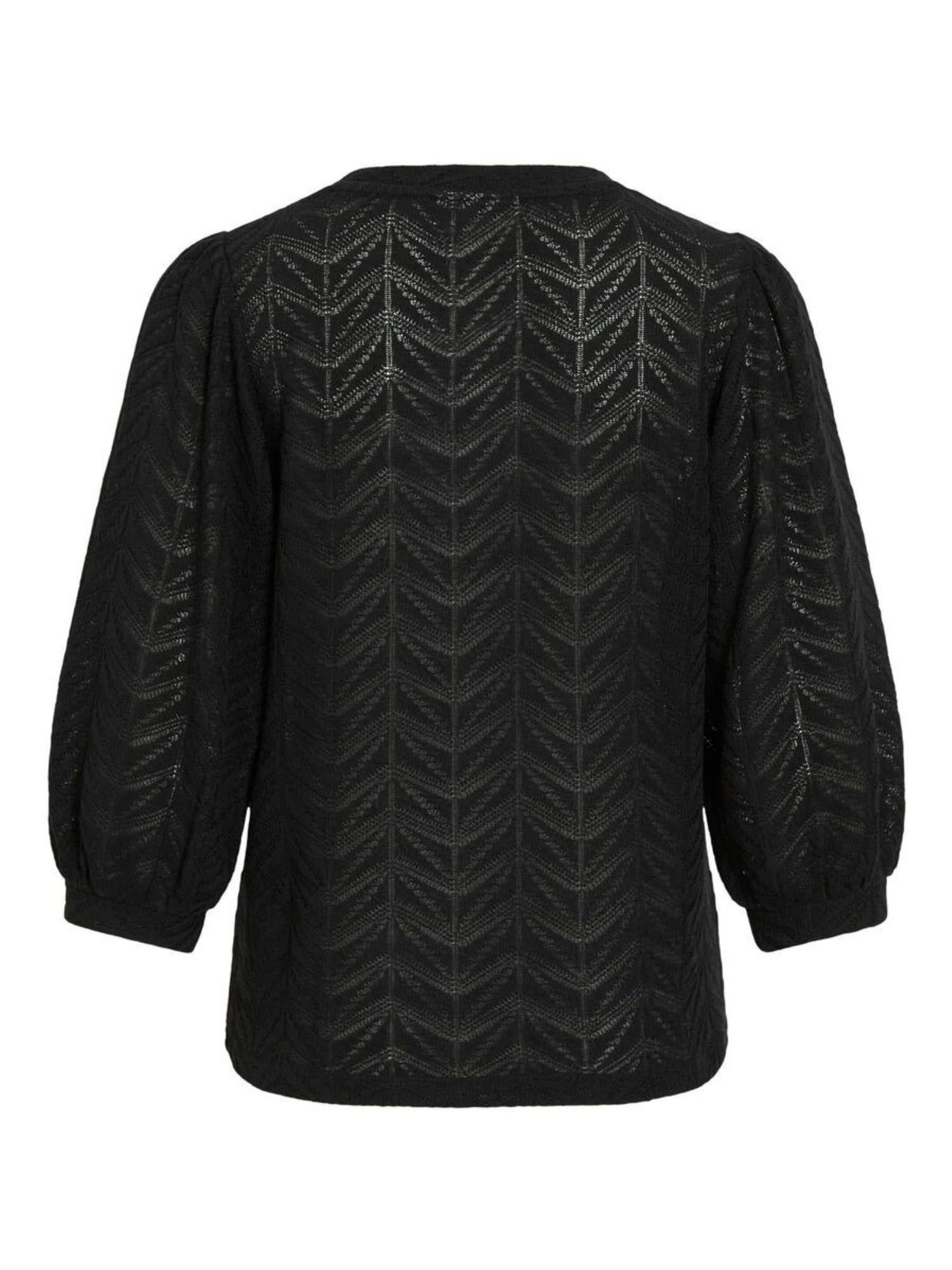 Vila Top Donna Obera Nero 14108556 Black VILA