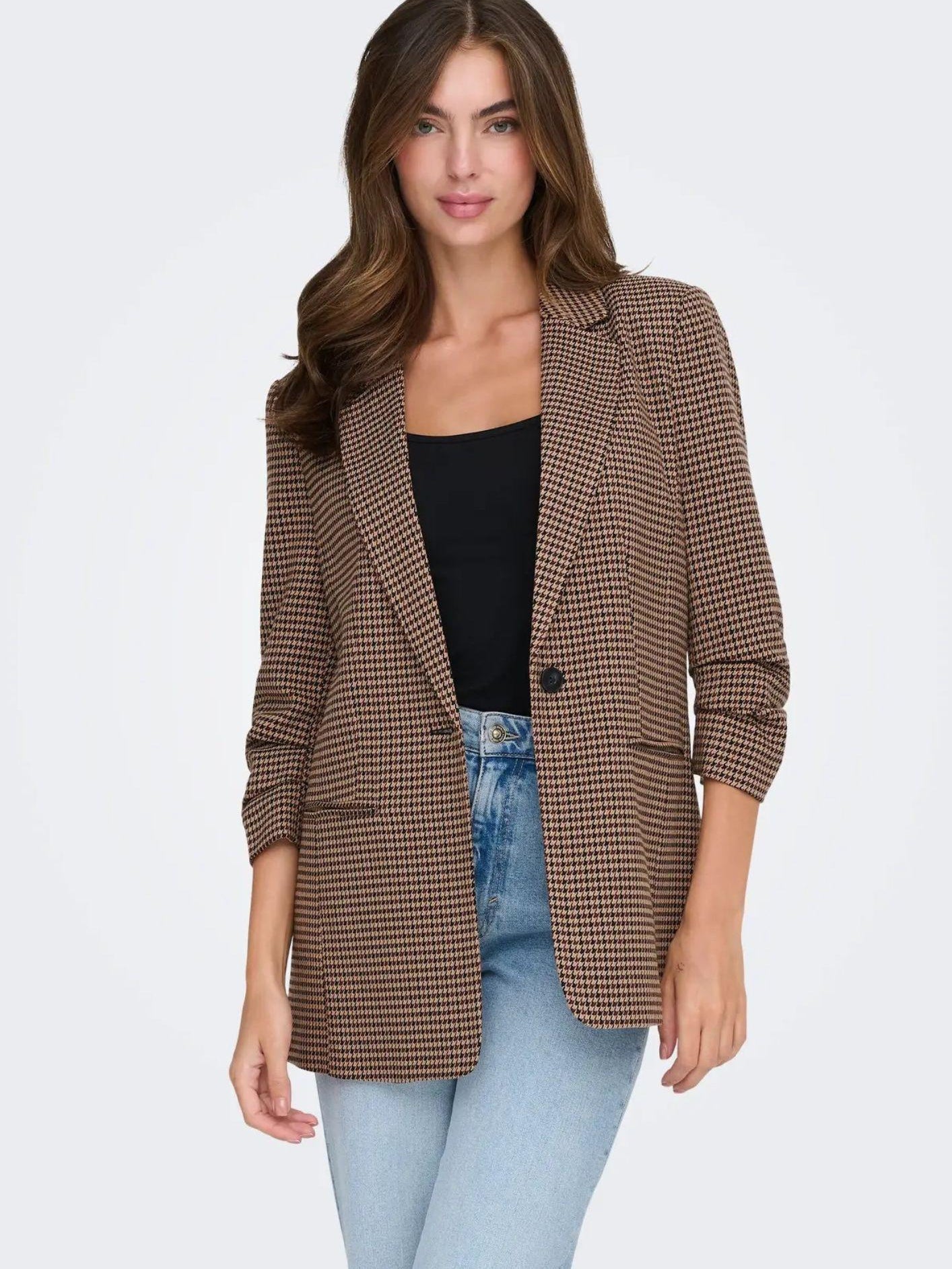 Only Giacca Donna Lettie Decadent Chocolate 15353566 Decadent Chocolate ONLY