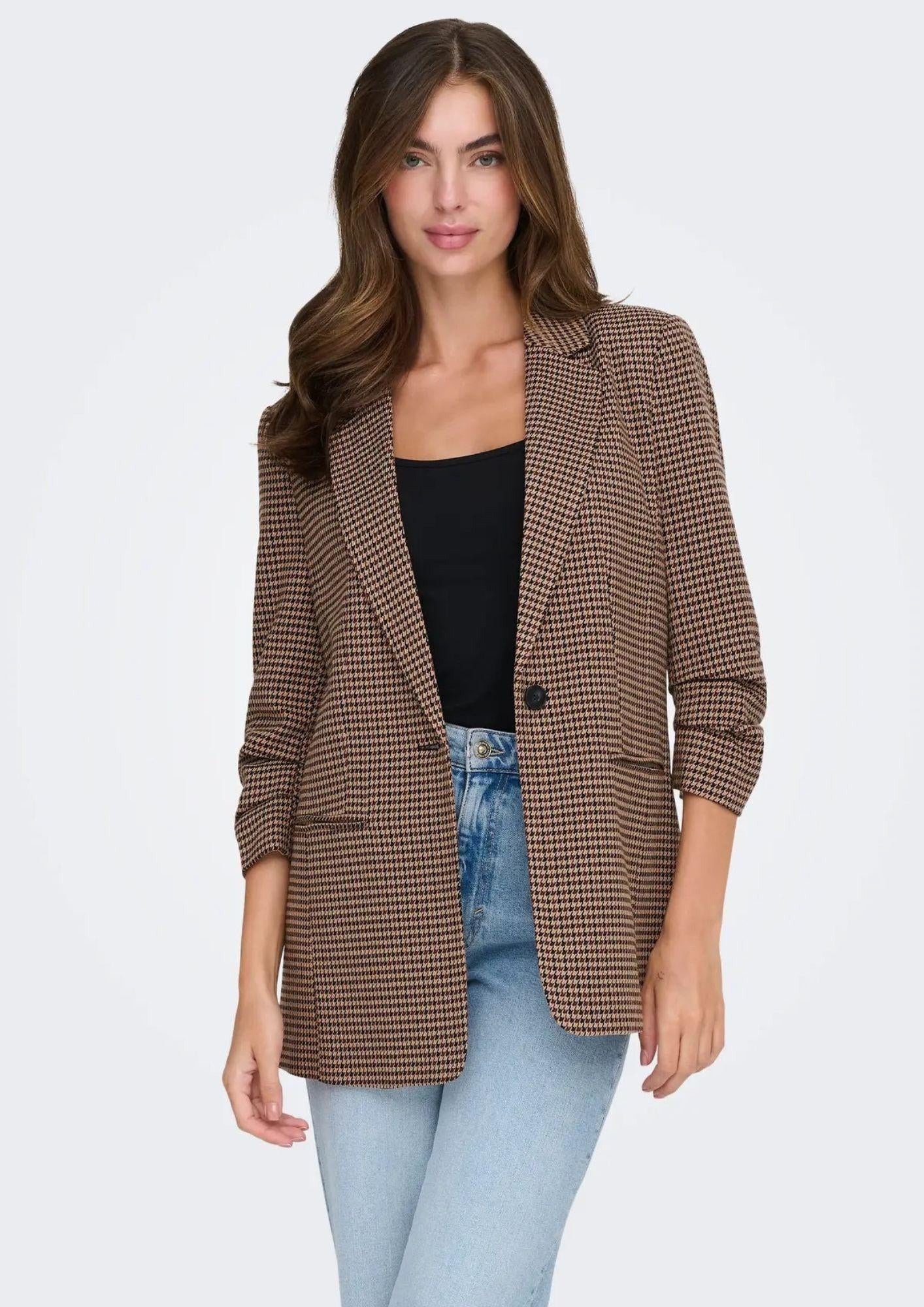 Only Giacca Donna Lettie Decadent Chocolate 15353566 Decadent Chocolate ONLY