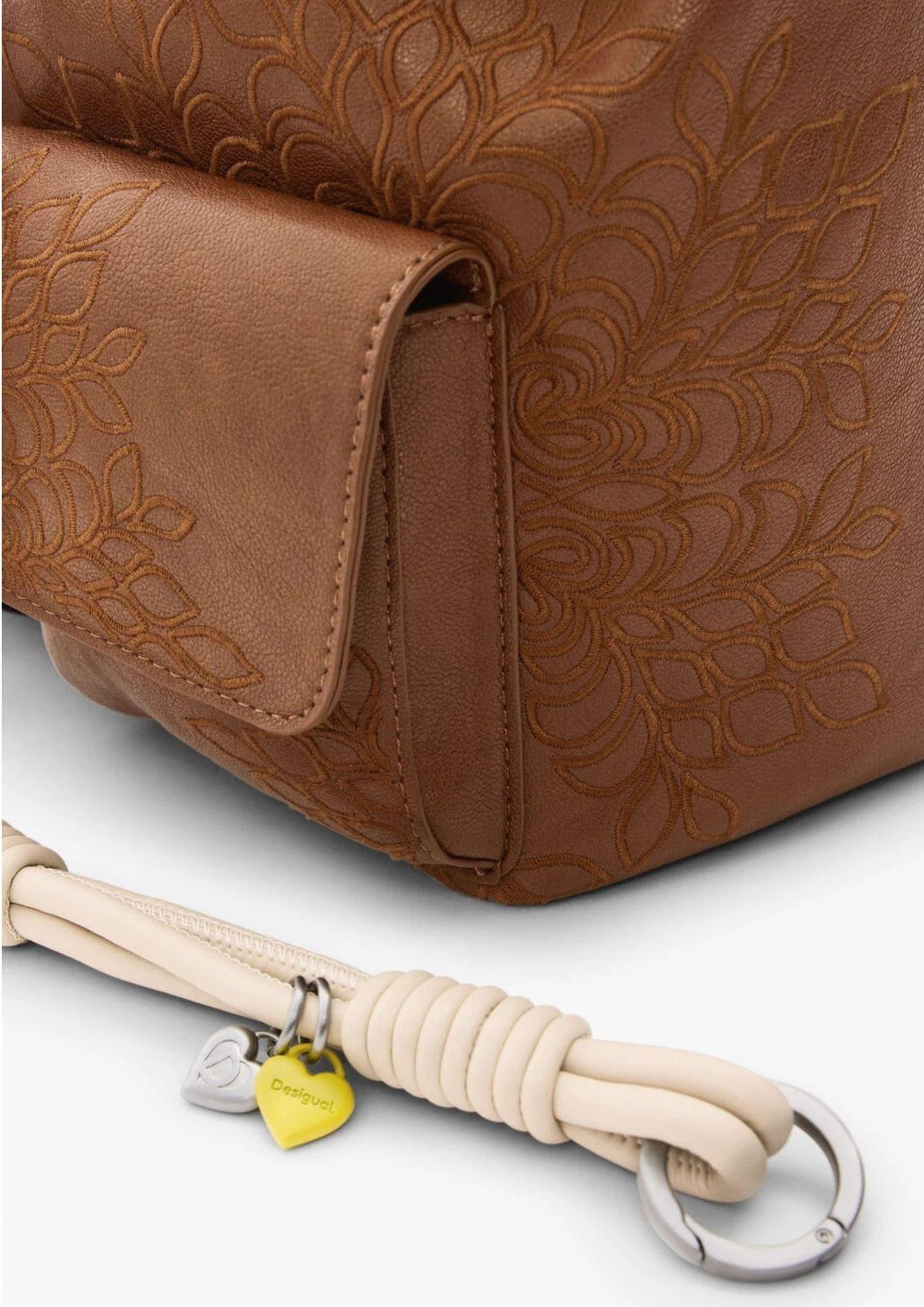 Desigual Zaino Donna Backcromo Sumy Mini Marrone 26SAKP29 6006 DESIGUAL