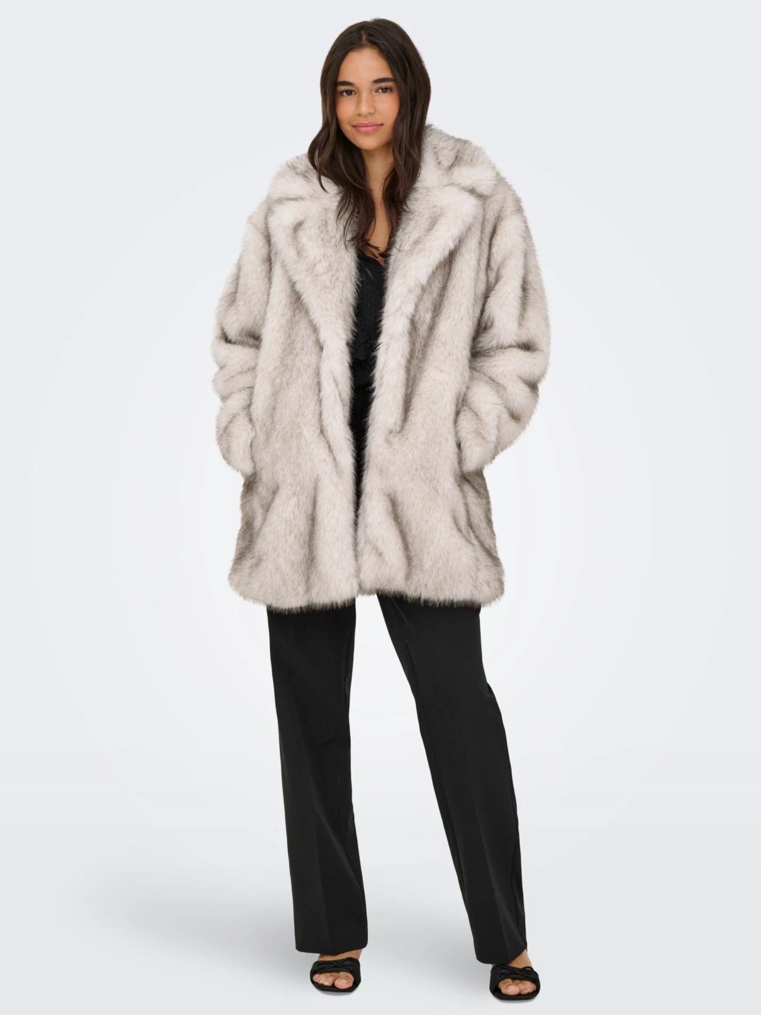 Only Cappotto Donna Dawn Bianco 15348976 PUMICE STONE ONLY