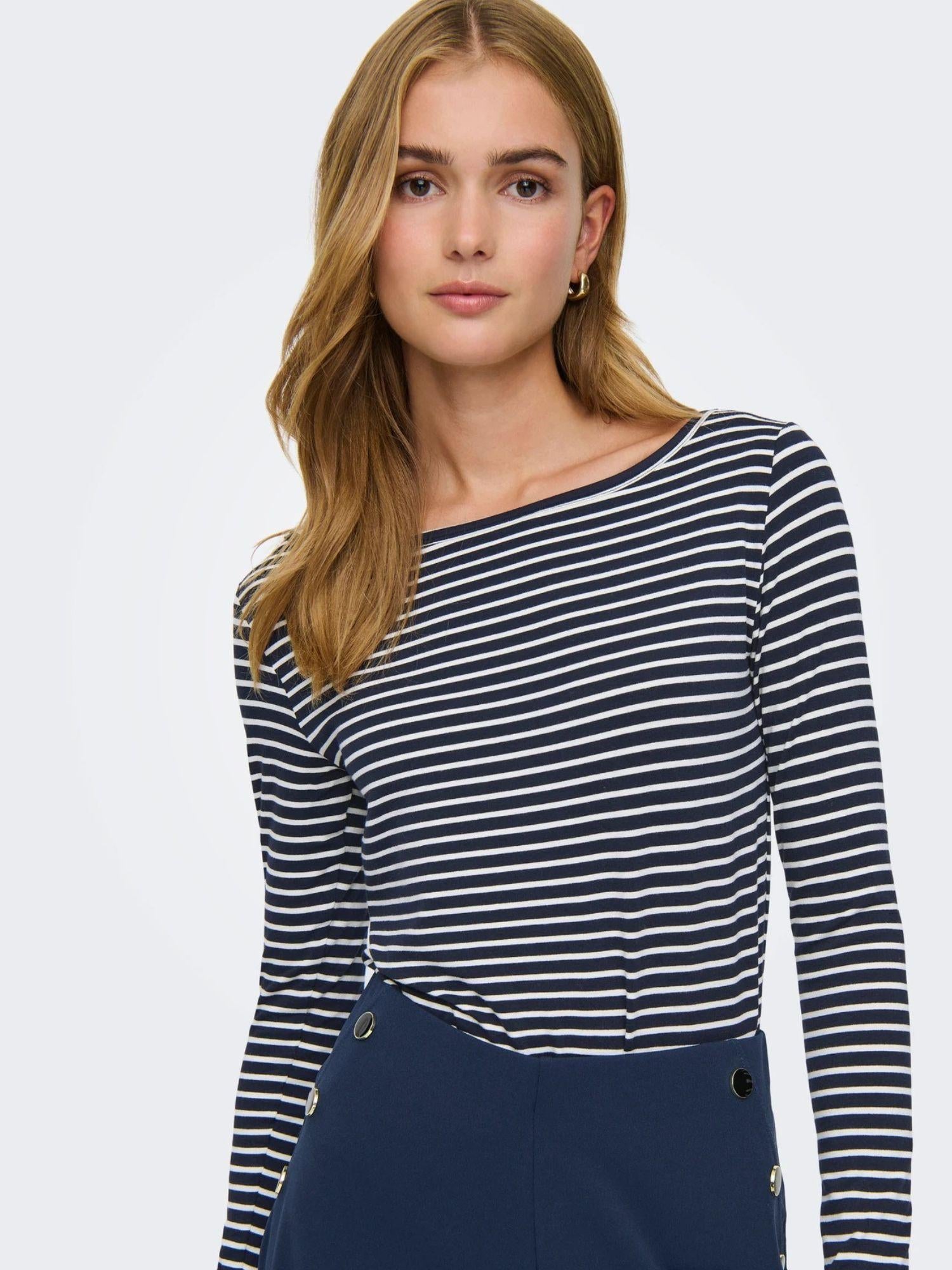 Jacqueline De Yong Maglia Donna Sky Captain Jdysissy 15364527 Sky Captain CLOUD DANCER JACQUELINE DE YONG