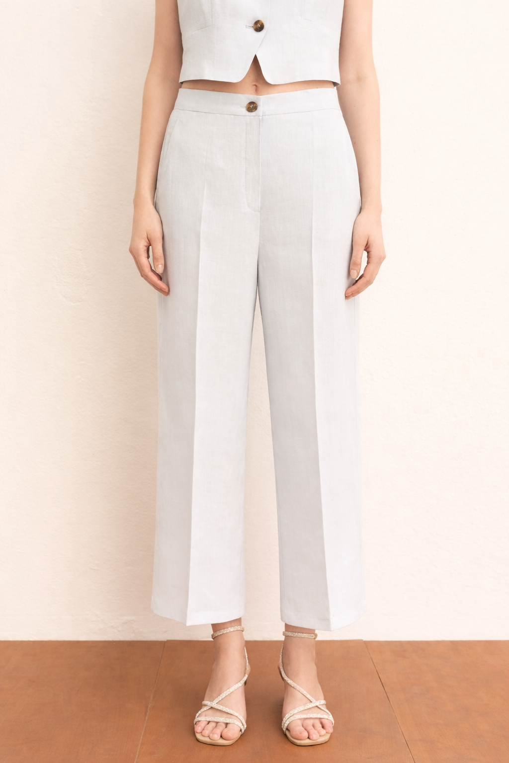 Emme Marella Pantalone Donna Emmclava Bianco 2615131182200 003 EMME MARELLA
